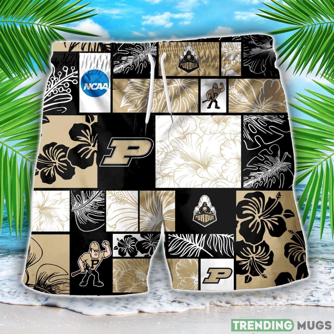 Purdue Boilermakers Team Logo Pattern Hawaiian Shirt And Shorts Hawaiian & Short Purdue Boilermakers Team Logo Pattern Hawaiian Shirt And Shorts Hawaiian & Short