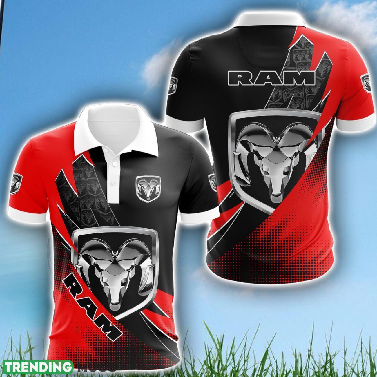 Ram Truck 3D Polo Shirt Limited For Fans Logo Printed Product Photo 1 Ram Truck 3D Polo Shirt Limited For Fans Logo Printed Product Photo 1