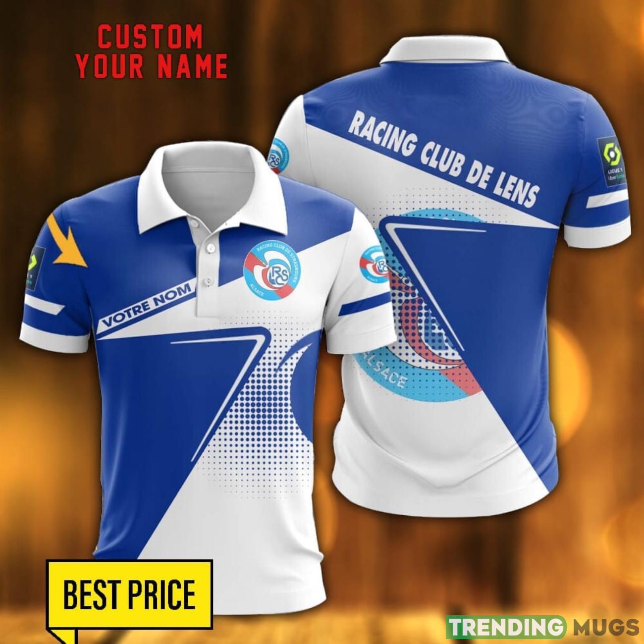 RC Strasbourg Alsace All Printed 3D Polo Shirt Men Gift Golf Lover Gift Custom Name Product Photo 1 RC Strasbourg Alsace All Printed 3D Polo Shirt Men Gift Golf Lover Gift Custom Name Product Photo 1