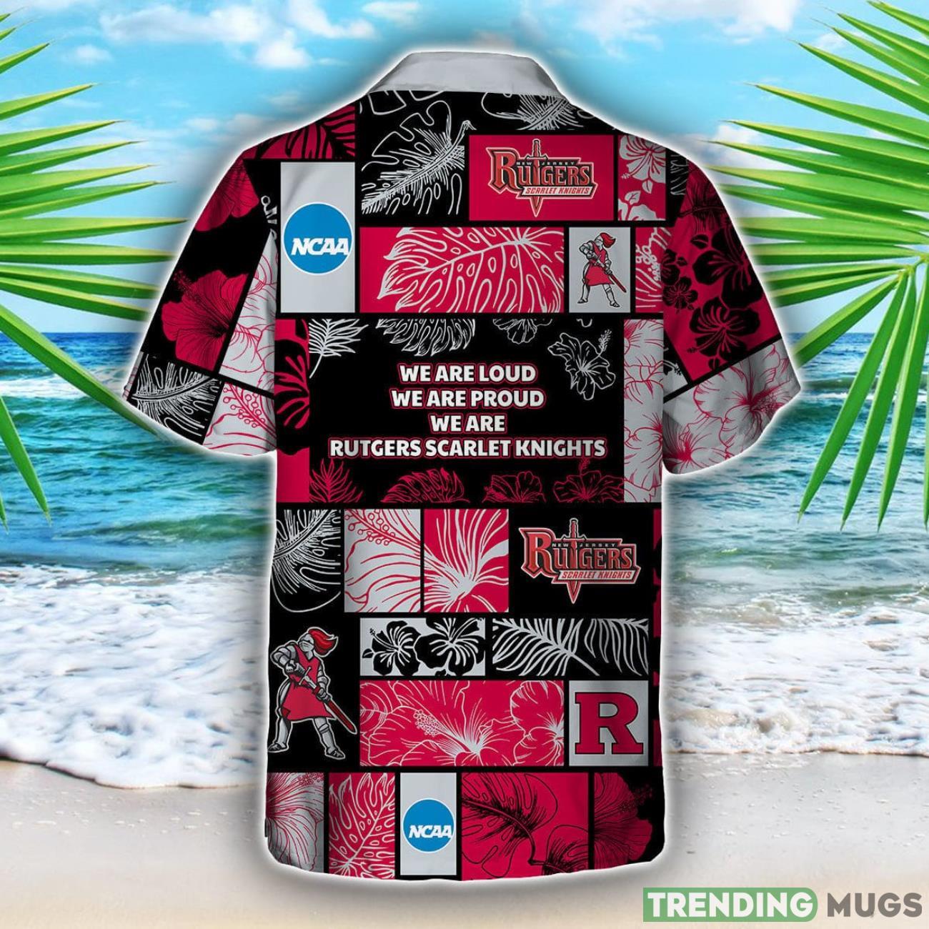 Rutgers Scarlet Knights Team Logo Pattern Hawaiian Shirt And Shorts Hawaiian & Short Rutgers Scarlet Knights Team Logo Pattern Hawaiian Shirt And Shorts Hawaiian & Short