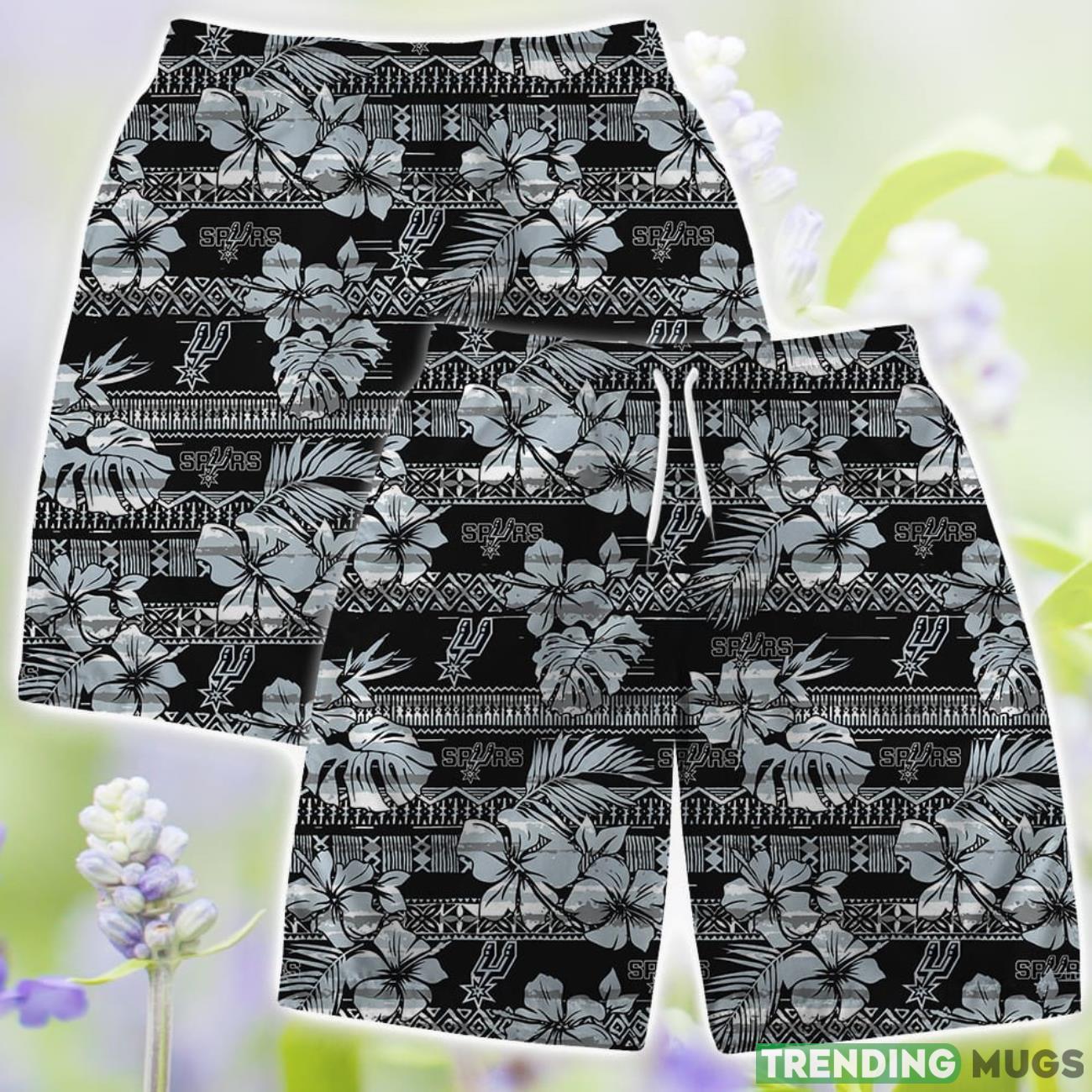 San Antonio Spurs Hawaii Set Pattern Vintage 3D Hawaiian Shirt And Shorts Hawaiian & Short San Antonio Spurs Hawaii Set Pattern Vintage 3D Hawaiian Shirt And Shorts Hawaiian & Short