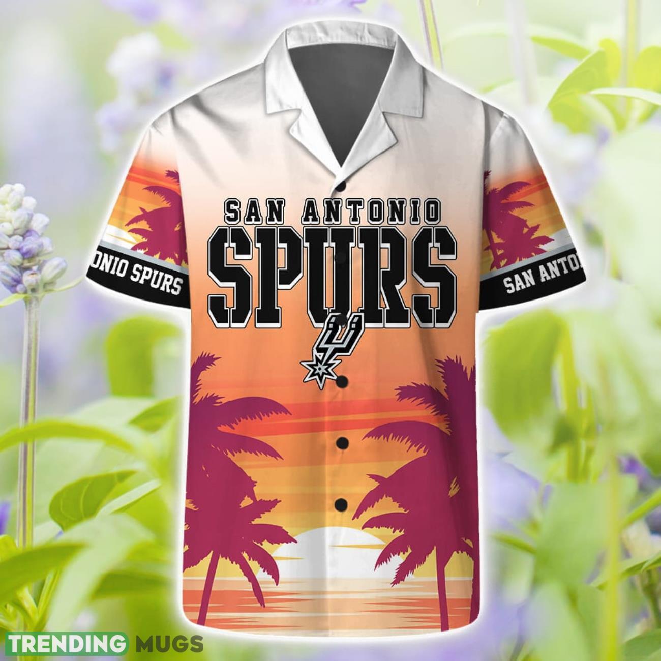 San Antonio Spurs Summer Hawaii Team Shirt Pattern Sunset Tropical Hawaiian Shirts And Beach Shorts Product Photo 1 San Antonio Spurs Summer Hawaii Team Shirt Pattern Sunset Tropical Hawaiian Shirts And Beach Shorts Product Photo 1