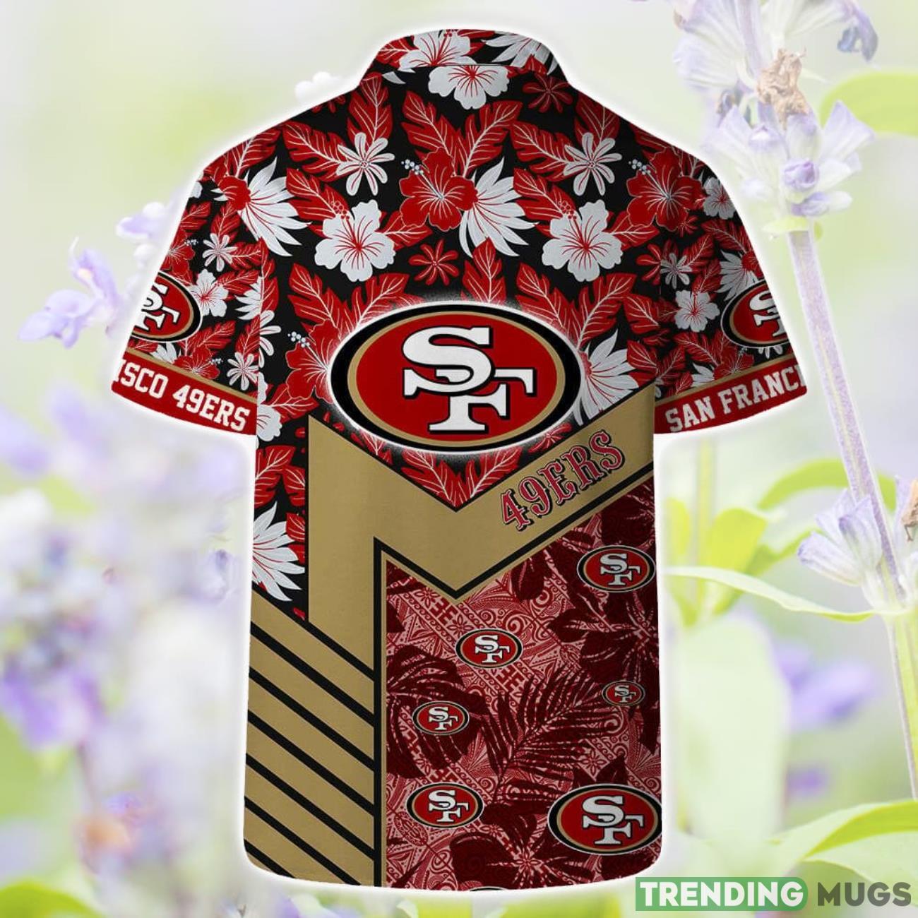 San Francisco 49ers Short Sleeve Shirt Pattern Hibiscus Flower Combo Hawaiian Shirt And Shorts Hawaiian & Short San Francisco 49ers Short Sleeve Shirt Pattern Hibiscus Flower Combo Hawaiian Shirt And Shorts Hawaiian & Short