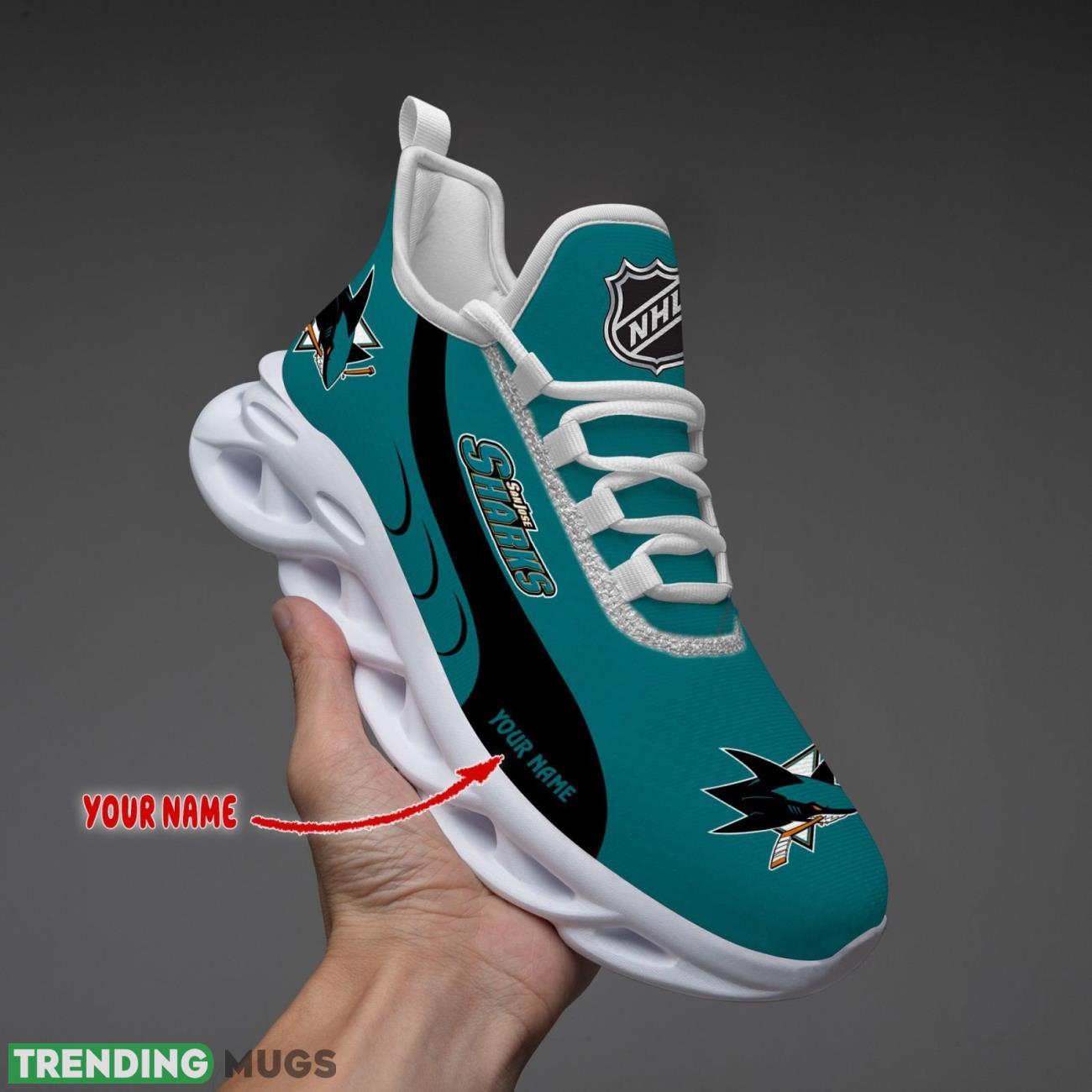 San Jose Sharks Max Soul Shoes Custom Name Personalized Sneakers Running Gift Product Photo 1 San Jose Sharks Max Soul Shoes Custom Name Personalized Sneakers Running Gift Product Photo 1
