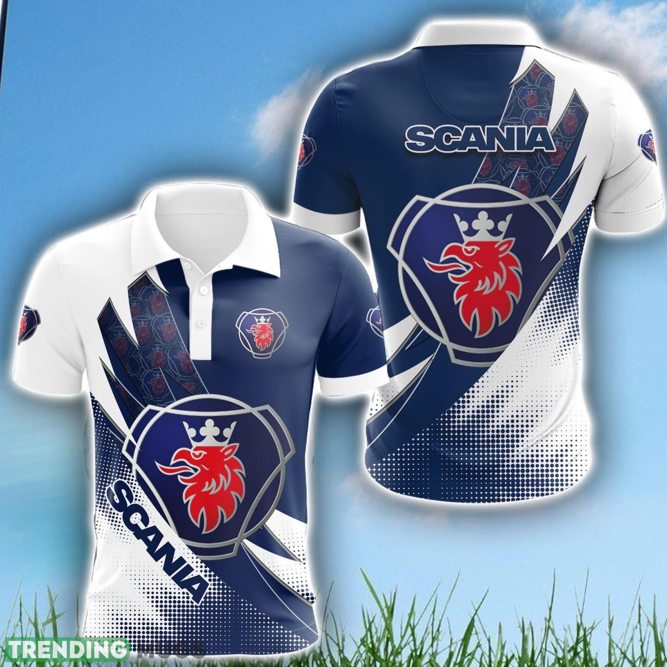 Scania 3D Polo Shirt Limited For Fans Logo Printed Product Photo 1 Scania 3D Polo Shirt Limited For Fans Logo Printed Product Photo 1