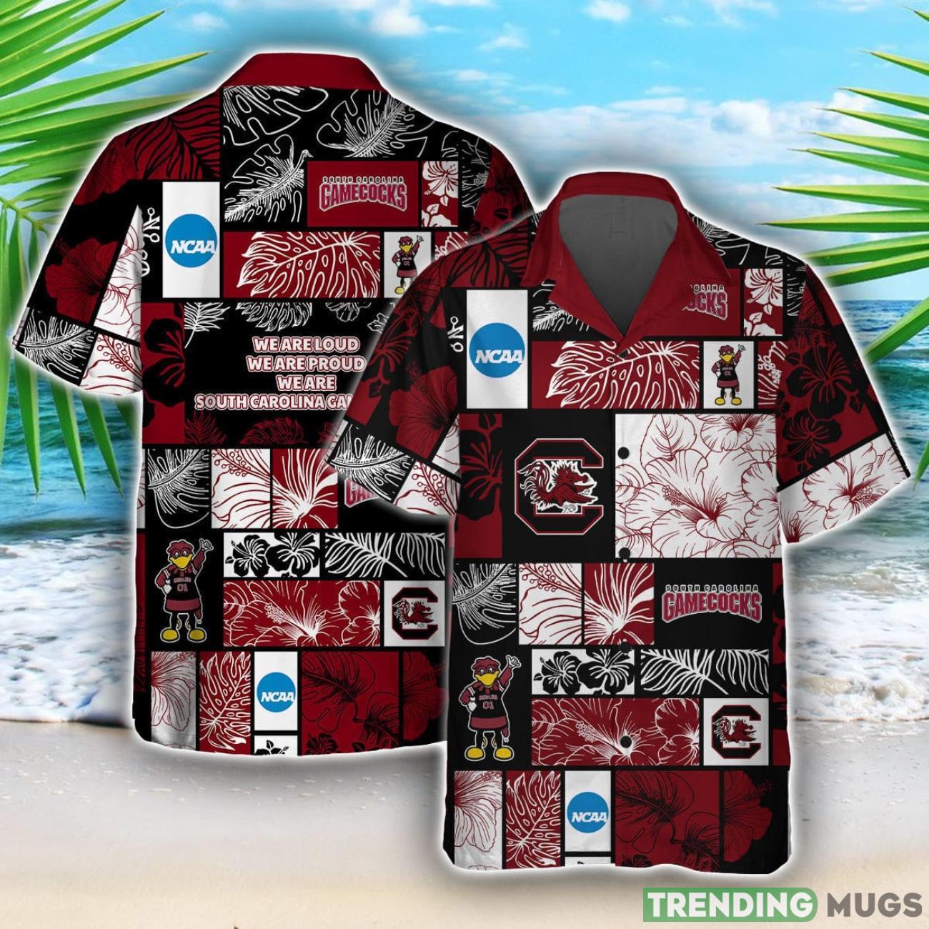 South Carolina Gamecocks Team Logo Pattern Hawaiian Shirt And Shorts Product Photo 1 South Carolina Gamecocks Team Logo Pattern Hawaiian Shirt And Shorts Product Photo 1