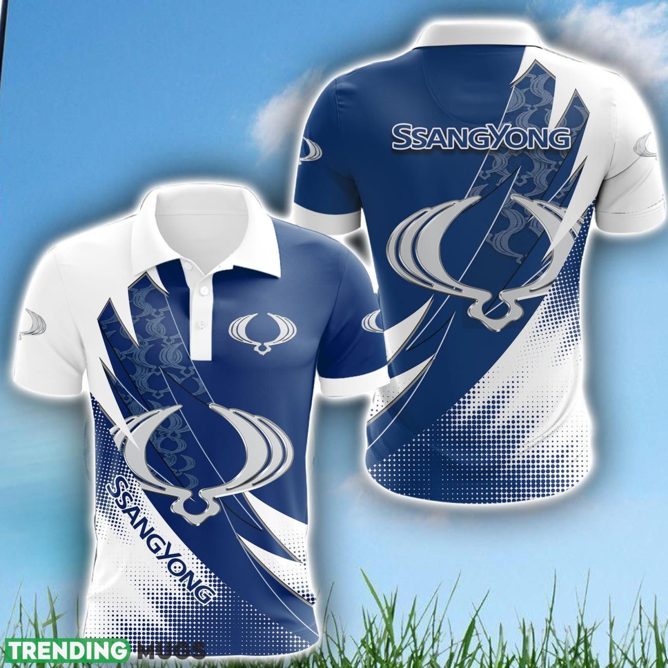 SsangYong Motor 3D Polo Shirt Limited For Fans Logo Printed Product Photo 1 SsangYong Motor 3D Polo Shirt Limited For Fans Logo Printed Product Photo 1