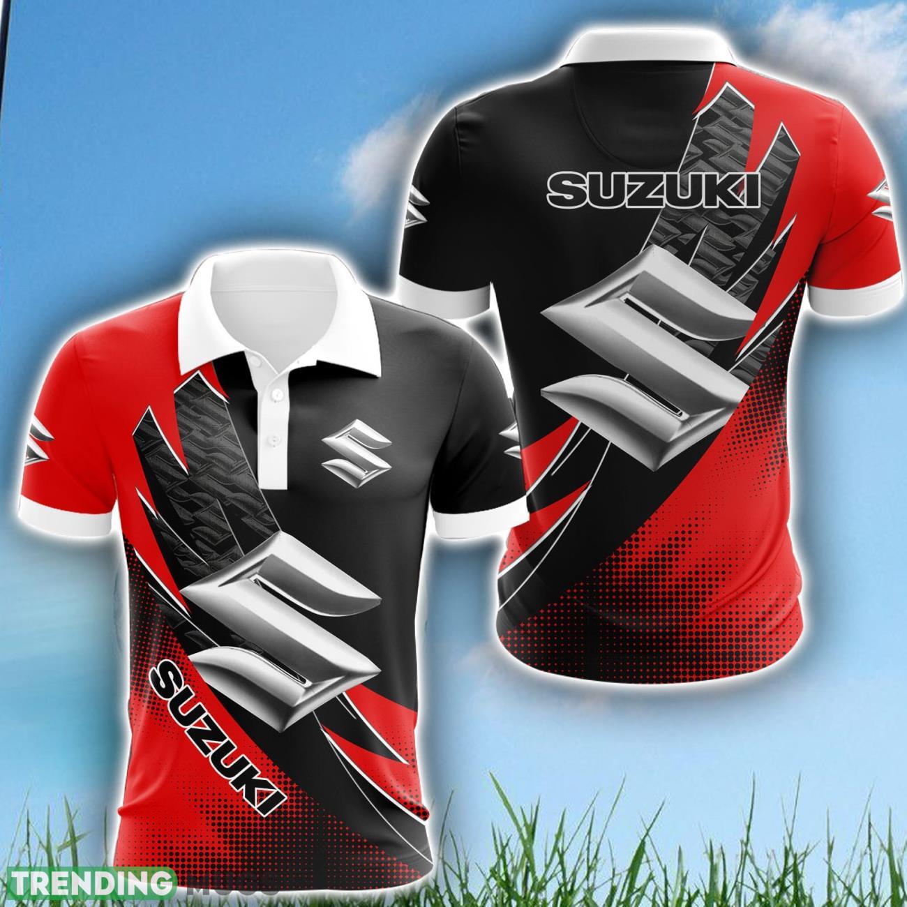 Suzuki 3D Polo Shirt Limited For Fans Logo Printed Product Photo 1 Suzuki 3D Polo Shirt Limited For Fans Logo Printed Product Photo 1