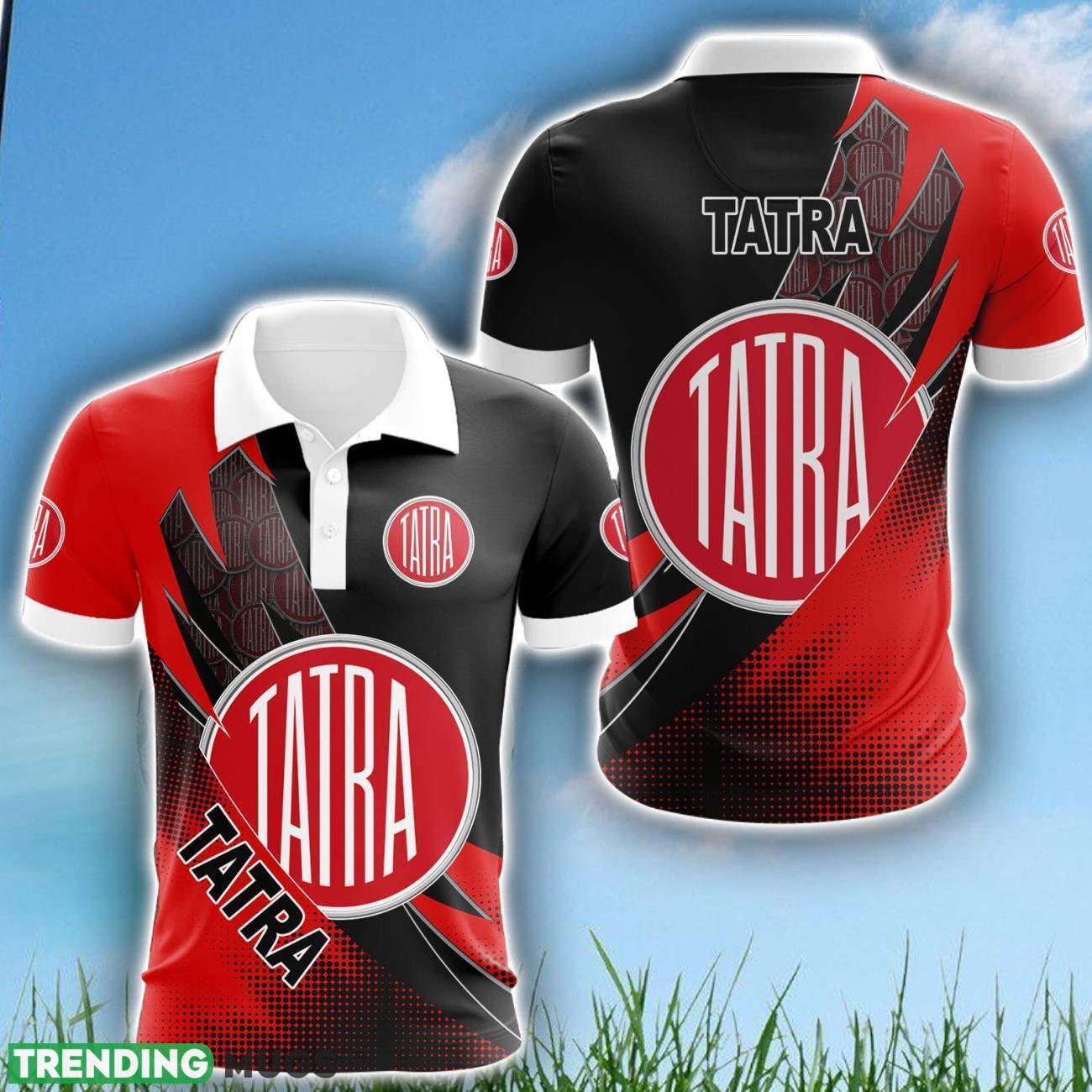 Tatra 3D Polo Shirt Limited For Fans Logo Printed Product Photo 1 Tatra 3D Polo Shirt Limited For Fans Logo Printed Product Photo 1