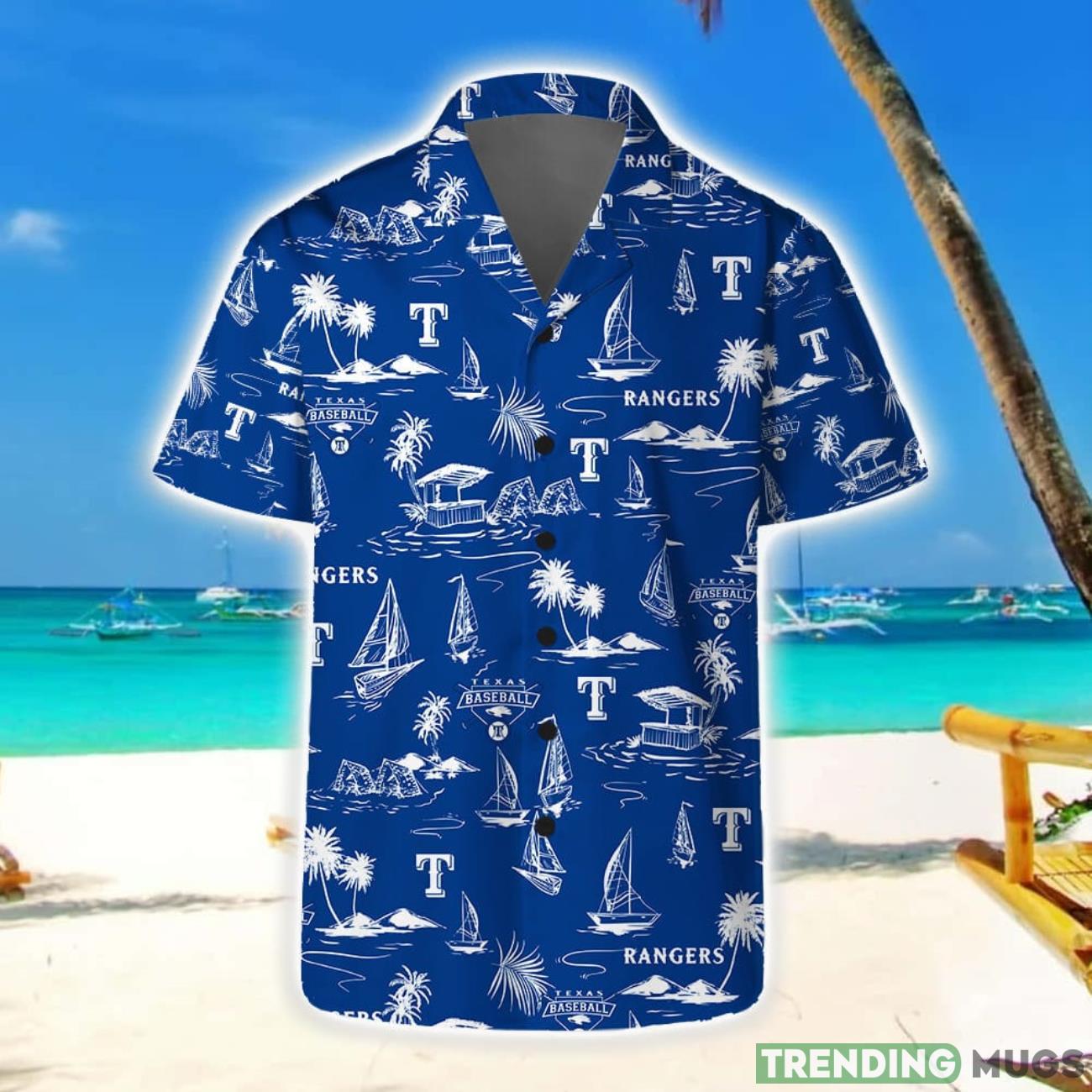 Texas Rangers Short Sleeve Shirt Beach Vibes Pattern Combo Hawaiian Shirt And Shorts Product Photo 1 Texas Rangers Short Sleeve Shirt Beach Vibes Pattern Combo Hawaiian Shirt And Shorts Product Photo 1