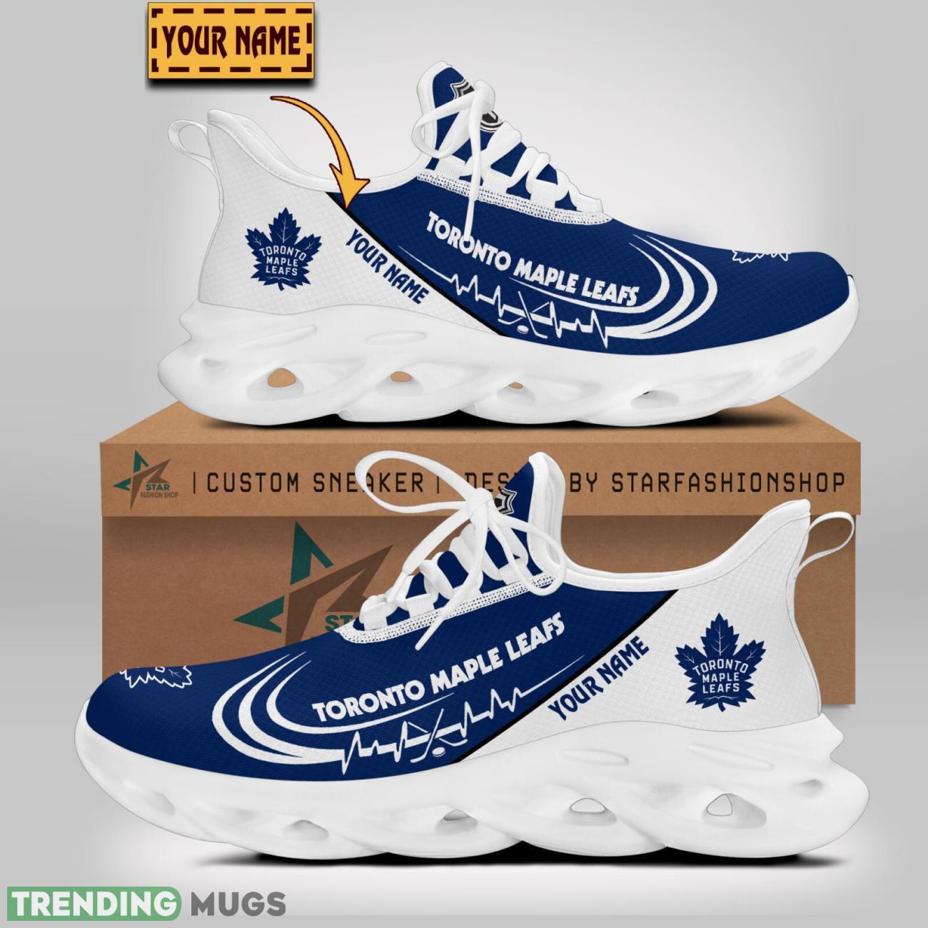 Toronto Maple Leafs Lover Running Sneakers Sport Max Soul Shoes For Men Women Custom Name Max Soul Toronto Maple Leafs Lover Running Sneakers Sport Max Soul Shoes For Men Women Custom Name Max Soul