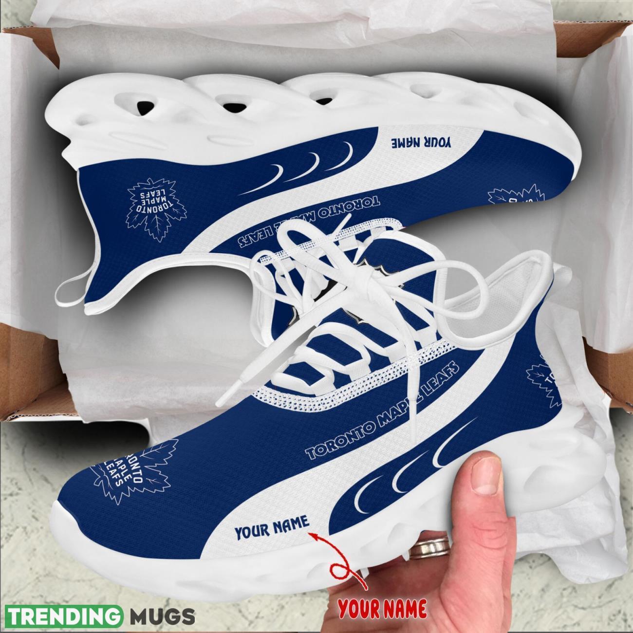 Toronto Maple Leafs Max Soul Shoes Custom Name Personalized Sneakers Running Gift Max Soul Toronto Maple Leafs Max Soul Shoes Custom Name Personalized Sneakers Running Gift Max Soul