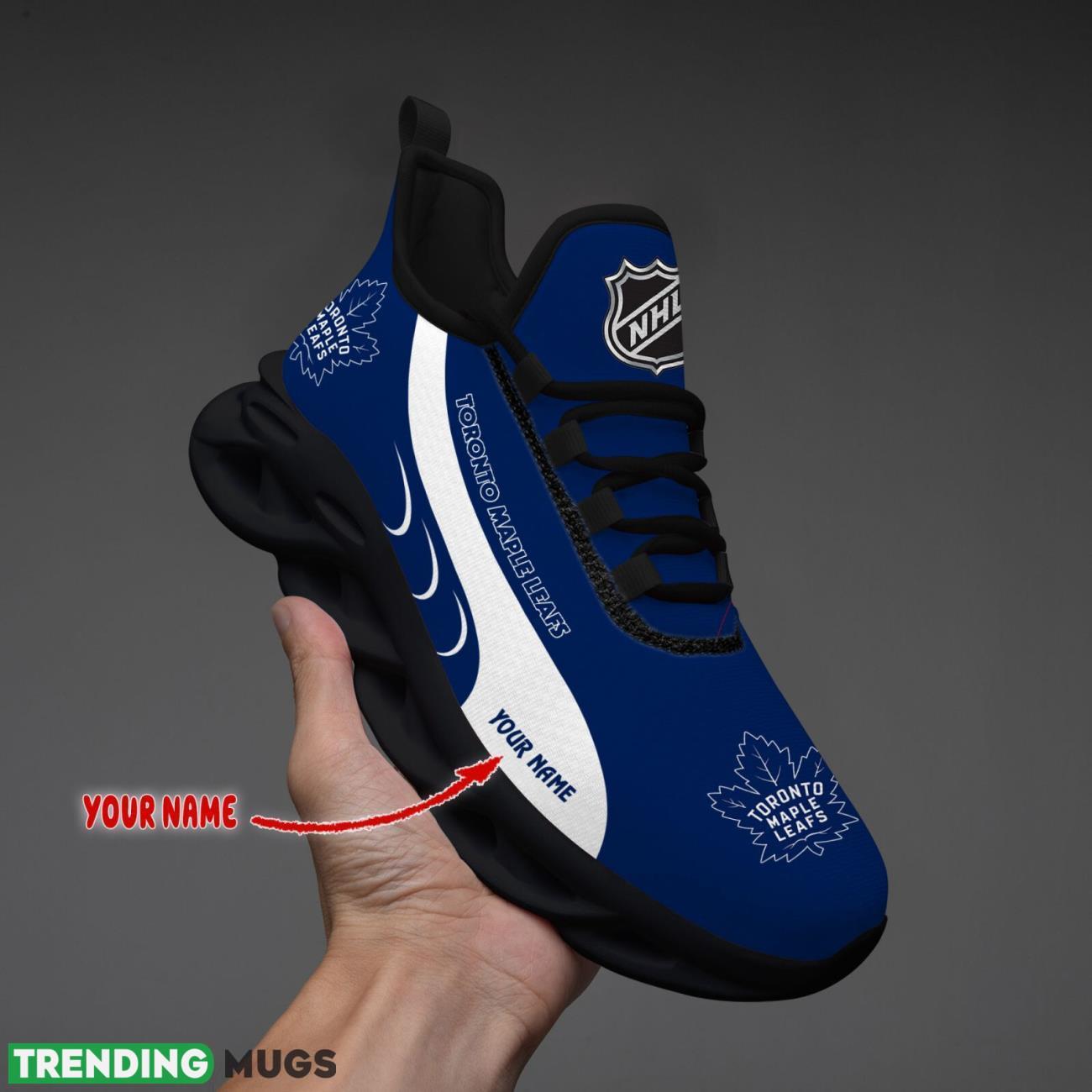 Toronto Maple Leafs Max Soul Shoes Custom Name Personalized Sneakers Running Gift Max Soul Toronto Maple Leafs Max Soul Shoes Custom Name Personalized Sneakers Running Gift Max Soul