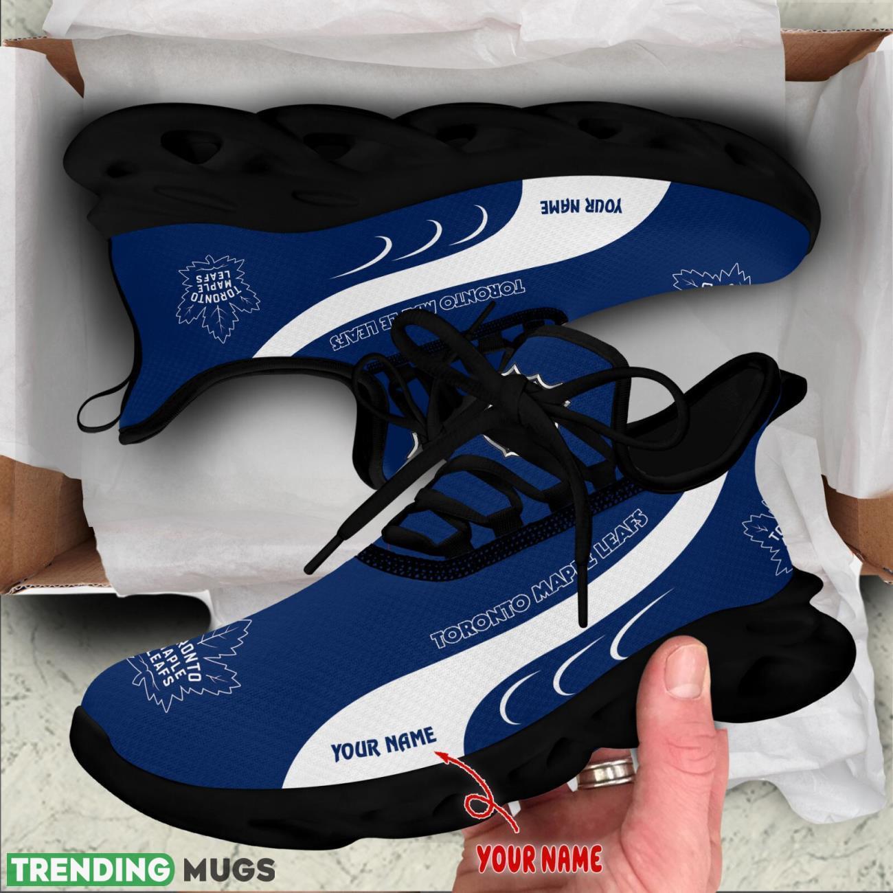 Toronto Maple Leafs Max Soul Shoes Custom Name Personalized Sneakers Running Gift Max Soul Toronto Maple Leafs Max Soul Shoes Custom Name Personalized Sneakers Running Gift Max Soul
