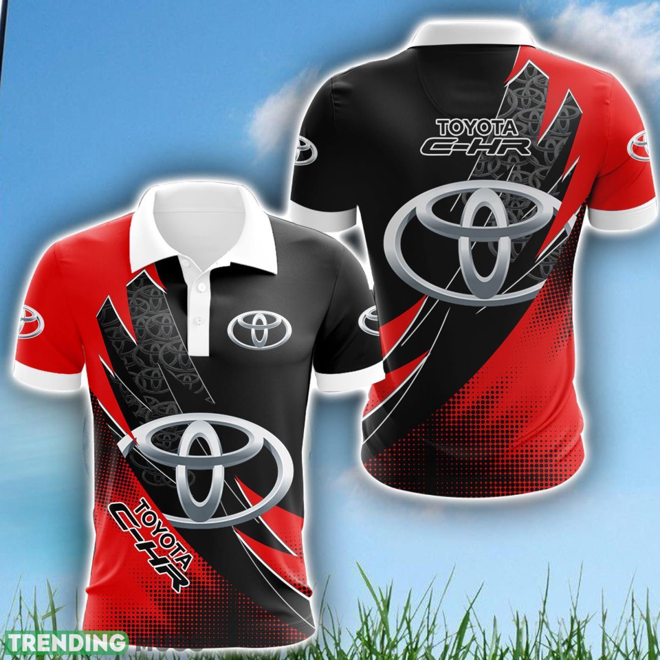 Toyota C-HR 3D Polo Shirt Limited For Fans Logo Printed Product Photo 1 Toyota C-HR 3D Polo Shirt Limited For Fans Logo Printed Product Photo 1