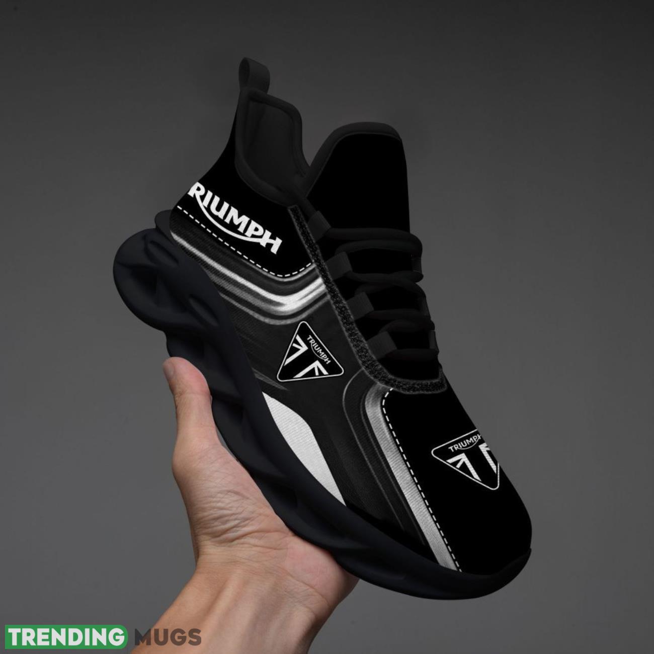 Triumph Motorcycles Sneakers Logo Printed Max Soul Shoes For Men And Women Max Soul Triumph Motorcycles Sneakers Logo Printed Max Soul Shoes For Men And Women Max Soul