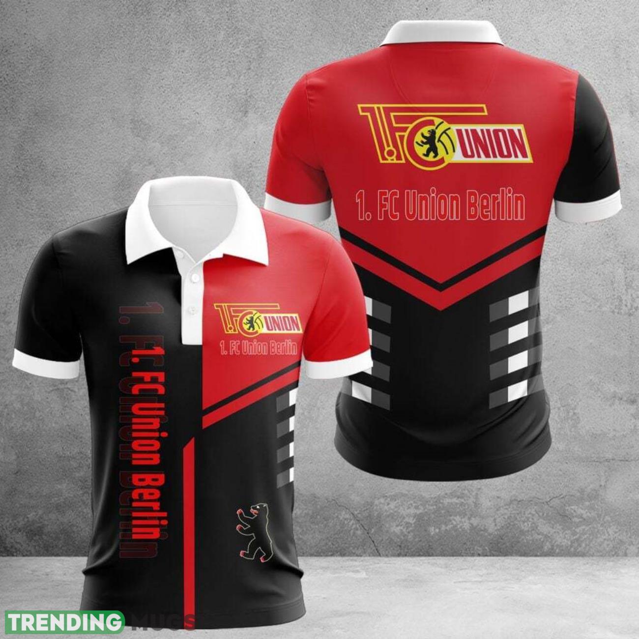Union Berlin 3D Polo Shirt Gift Ideas For Men Sport Product Photo 1