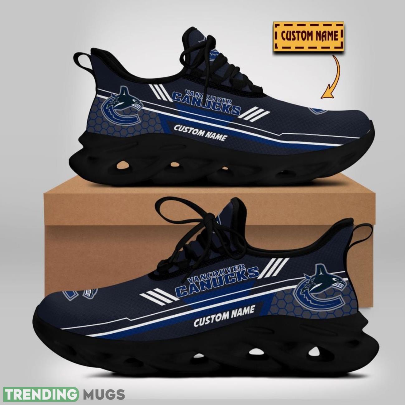 Vancouver Canucks Max Soul Shoes Custom Name For Fans Sneakers Trending Gift Running Product Photo 1 Vancouver Canucks Max Soul Shoes Custom Name For Fans Sneakers Trending Gift Running Product Photo 1