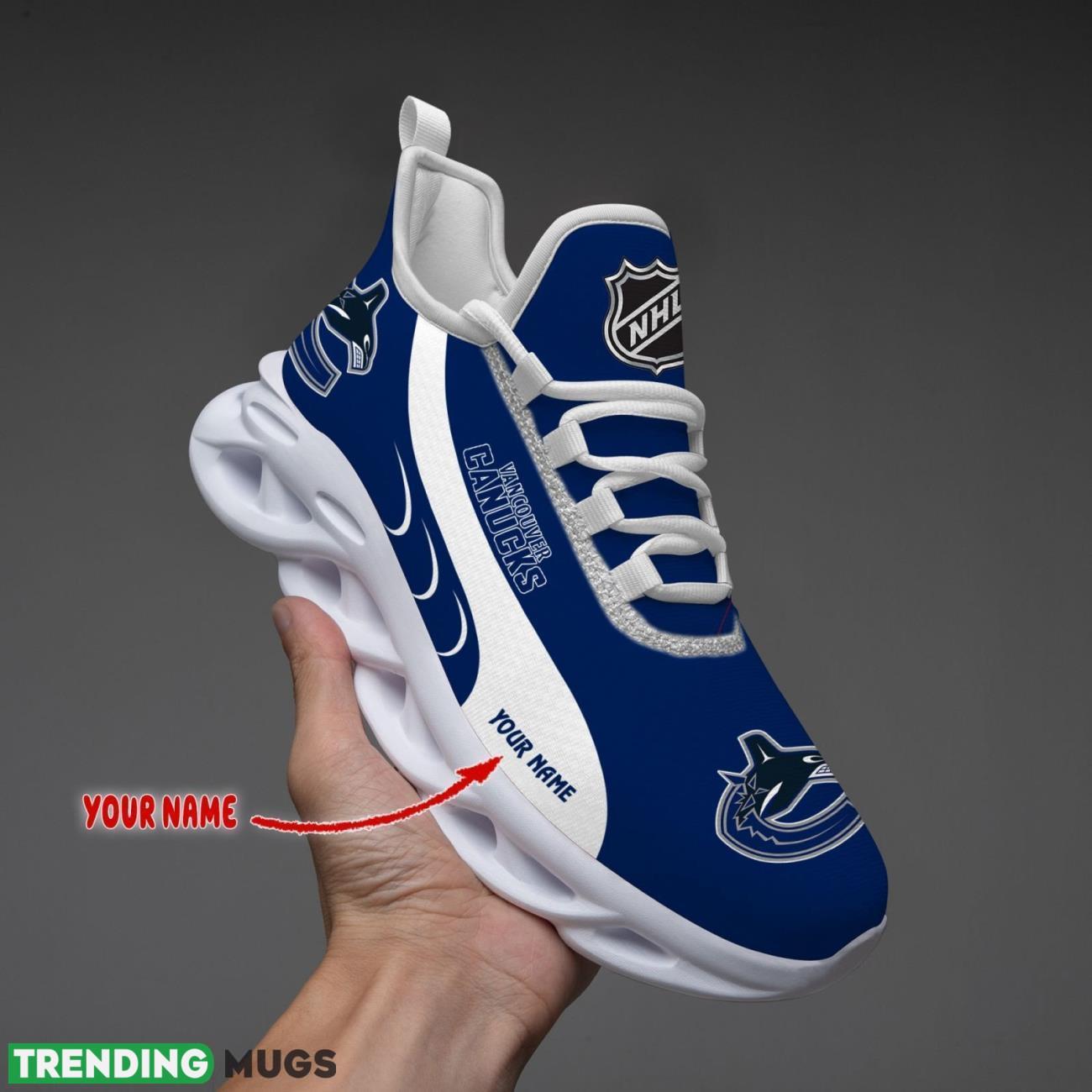 Vancouver Canucks Max Soul Shoes Custom Name Personalized Sneakers Running Gift Product Photo 1 Vancouver Canucks Max Soul Shoes Custom Name Personalized Sneakers Running Gift Product Photo 1