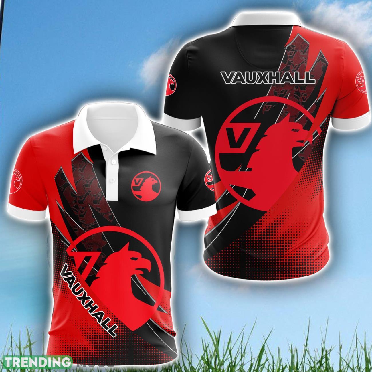 Vauxhall 3D Polo Shirt Limited For Fans Logo Printed Product Photo 1 Vauxhall 3D Polo Shirt Limited For Fans Logo Printed Product Photo 1