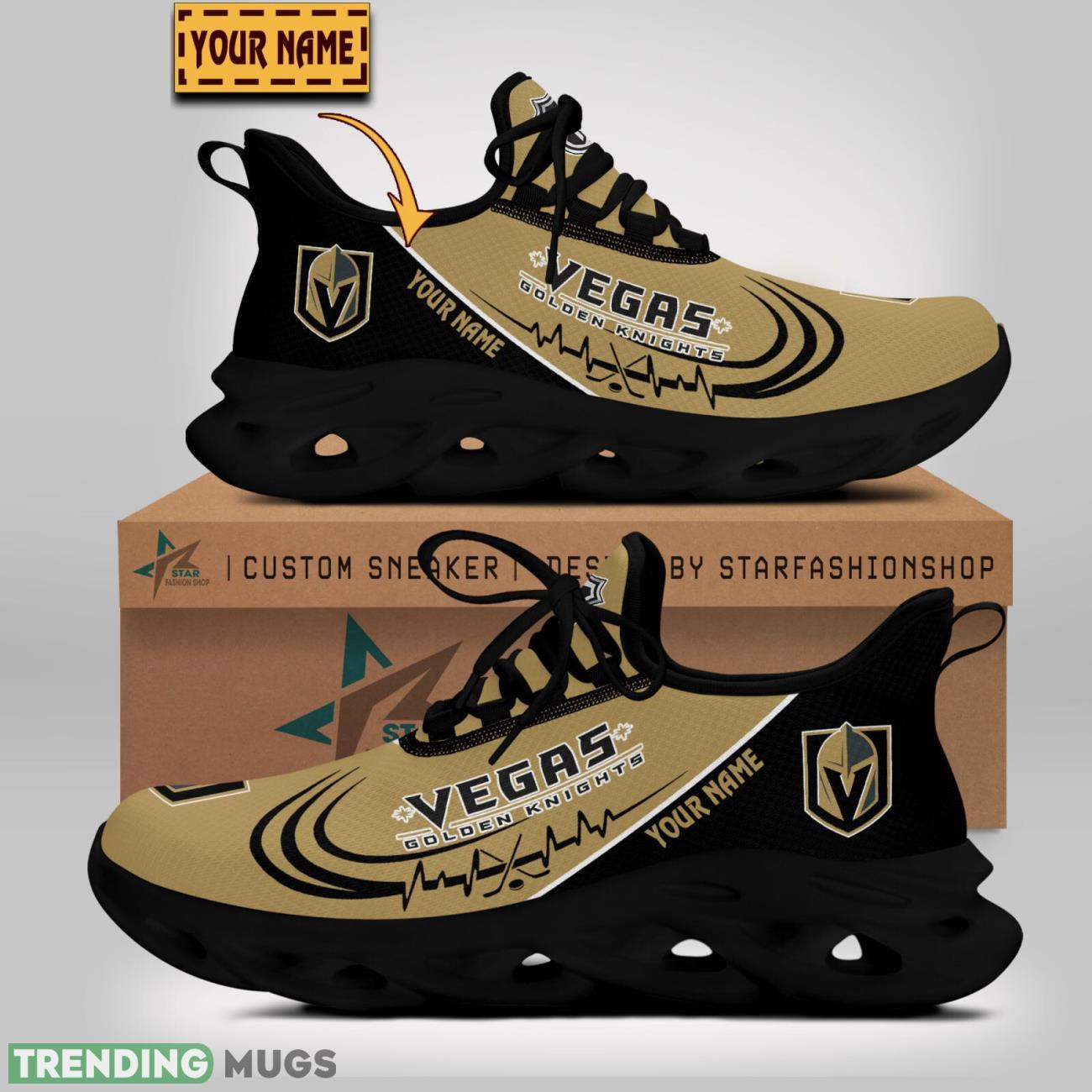 Vegas Golden Knights Lover Running Sneakers Sport Max Soul Shoes For Men Women Custom Name Max Soul Vegas Golden Knights Lover Running Sneakers Sport Max Soul Shoes For Men Women Custom Name Max Soul
