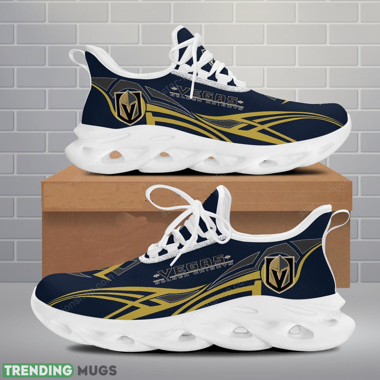 Vegas Golden Knights Max Soul Shoes Sport Fans Gift Sneakers Product Photo 1 Vegas Golden Knights Max Soul Shoes Sport Fans Gift Sneakers Product Photo 1