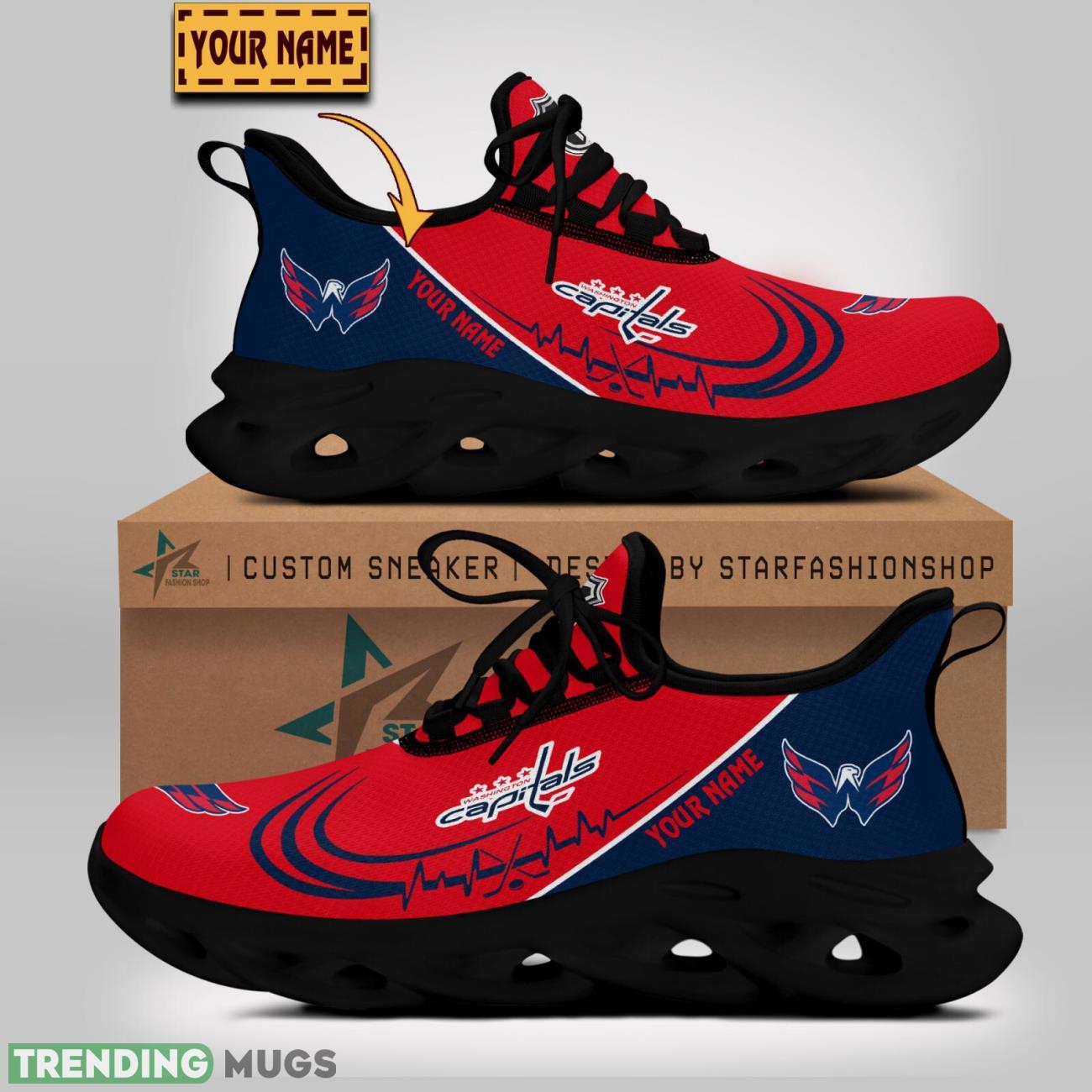 Washington Capitals Lover Running Sneakers Sport Max Soul Shoes For Men Women Custom Name Max Soul Washington Capitals Lover Running Sneakers Sport Max Soul Shoes For Men Women Custom Name Max Soul