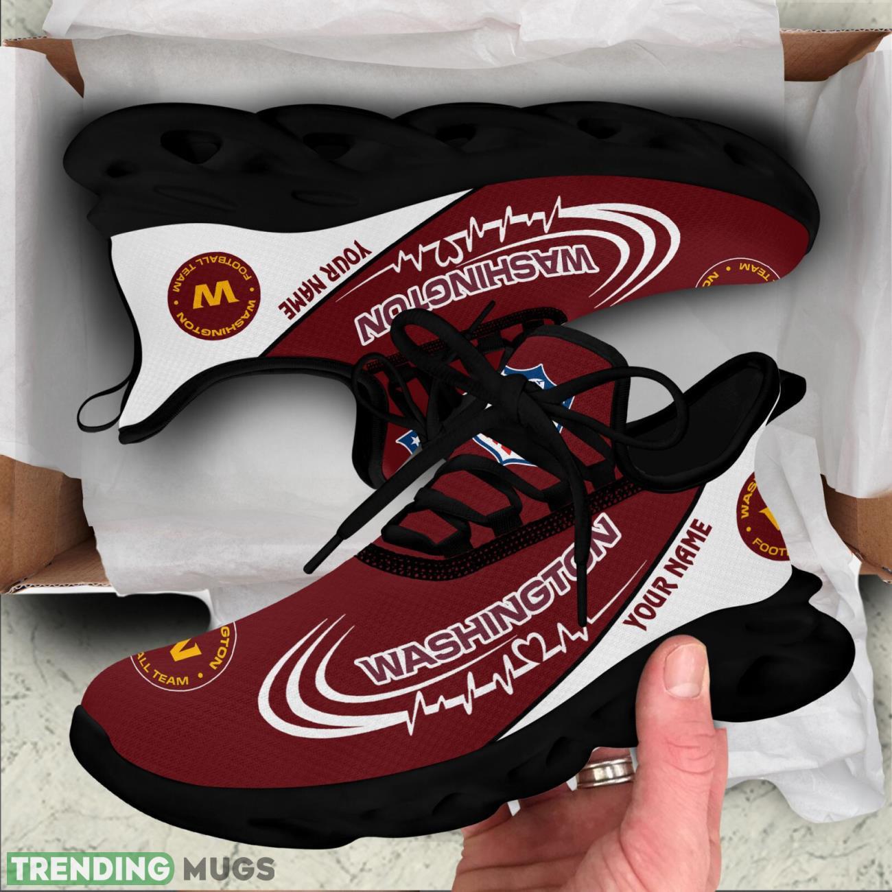 Washington Commanders Lover Running Sneakers Sport Max Soul Shoes For Men Women Custom Name Max Soul Washington Commanders Lover Running Sneakers Sport Max Soul Shoes For Men Women Custom Name Max Soul