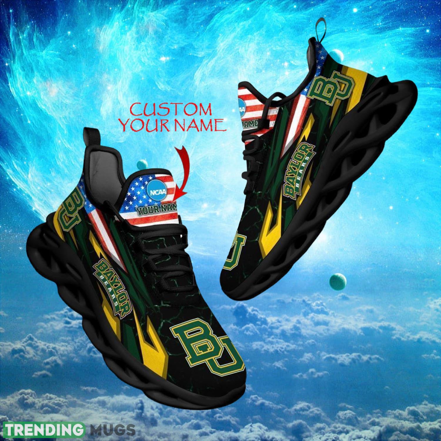 NCAA Baylor Bears Design For Fans Loves Custom Your Name Max Soul Shoes Product Photo 1 NCAA Baylor Bears Design For Fans Loves Custom Your Name Max Soul Shoes Product Photo 1