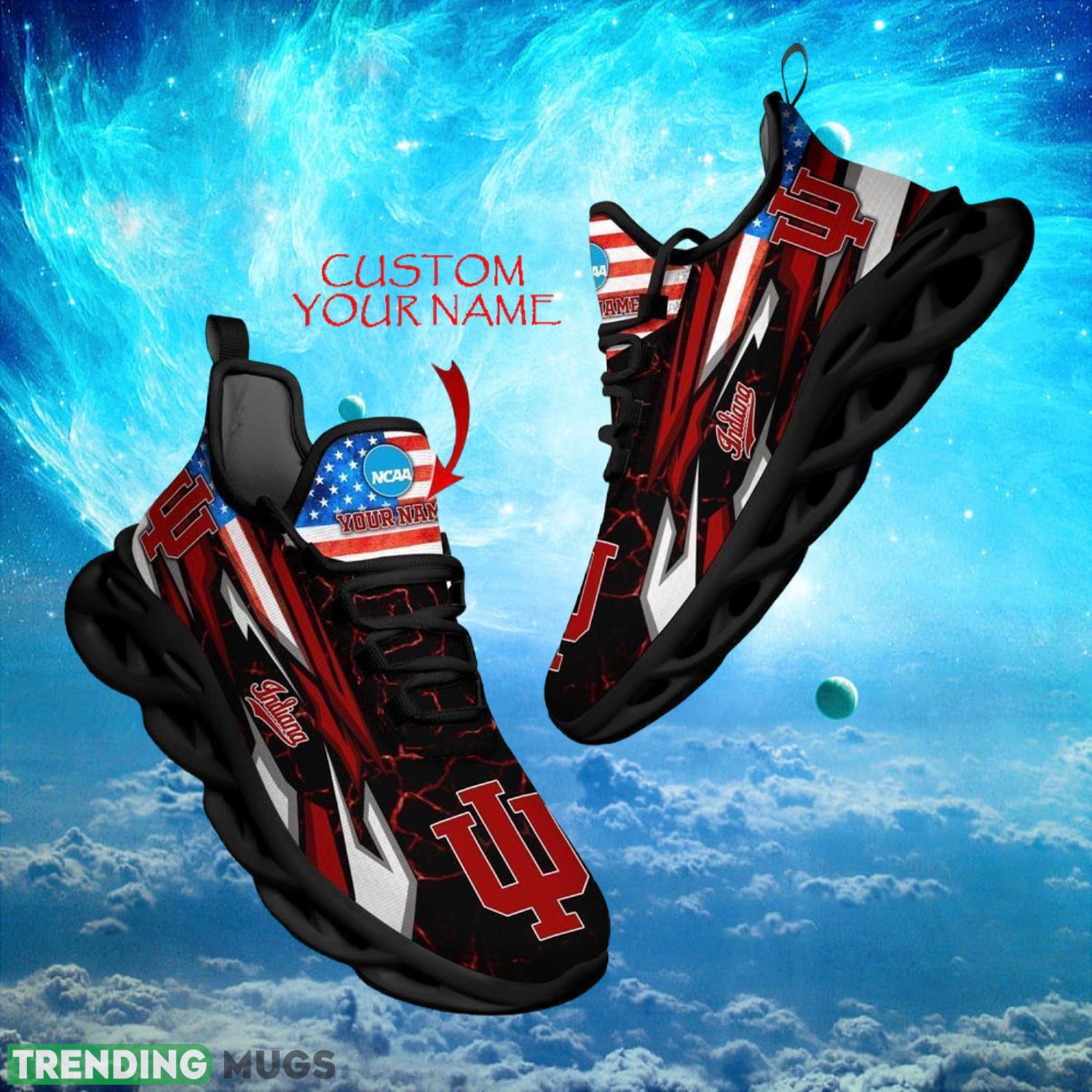 NCAA Indiana Hoosiers Design For Fans Loves Custom Your Name Max Soul Shoes Product Photo 1 NCAA Indiana Hoosiers Design For Fans Loves Custom Your Name Max Soul Shoes Product Photo 1