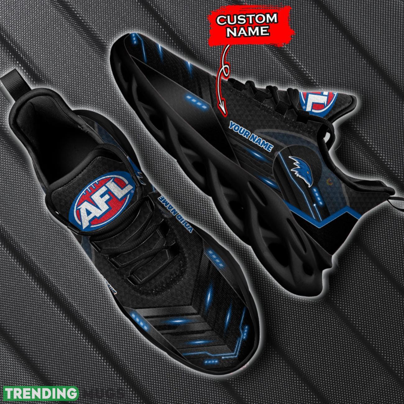 Adelaide Crows AFL Max Soul Shoes 3D Printed Running Sneakers Custom Name Max Soul Adelaide Crows AFL Max Soul Shoes 3D Printed Running Sneakers Custom Name Max Soul