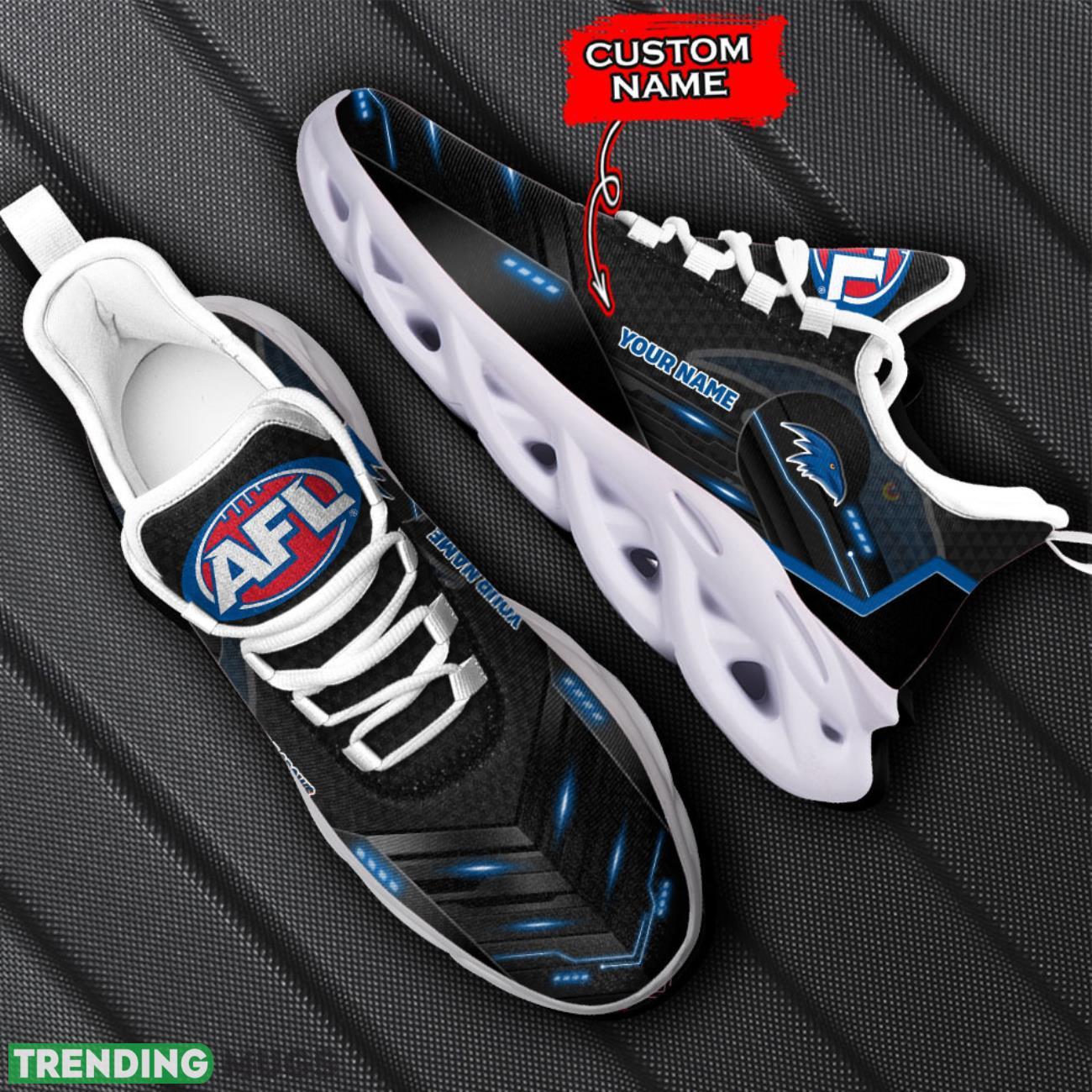 Adelaide Crows AFL Max Soul Shoes 3D Printed Running Sneakers Custom Name Max Soul Adelaide Crows AFL Max Soul Shoes 3D Printed Running Sneakers Custom Name Max Soul