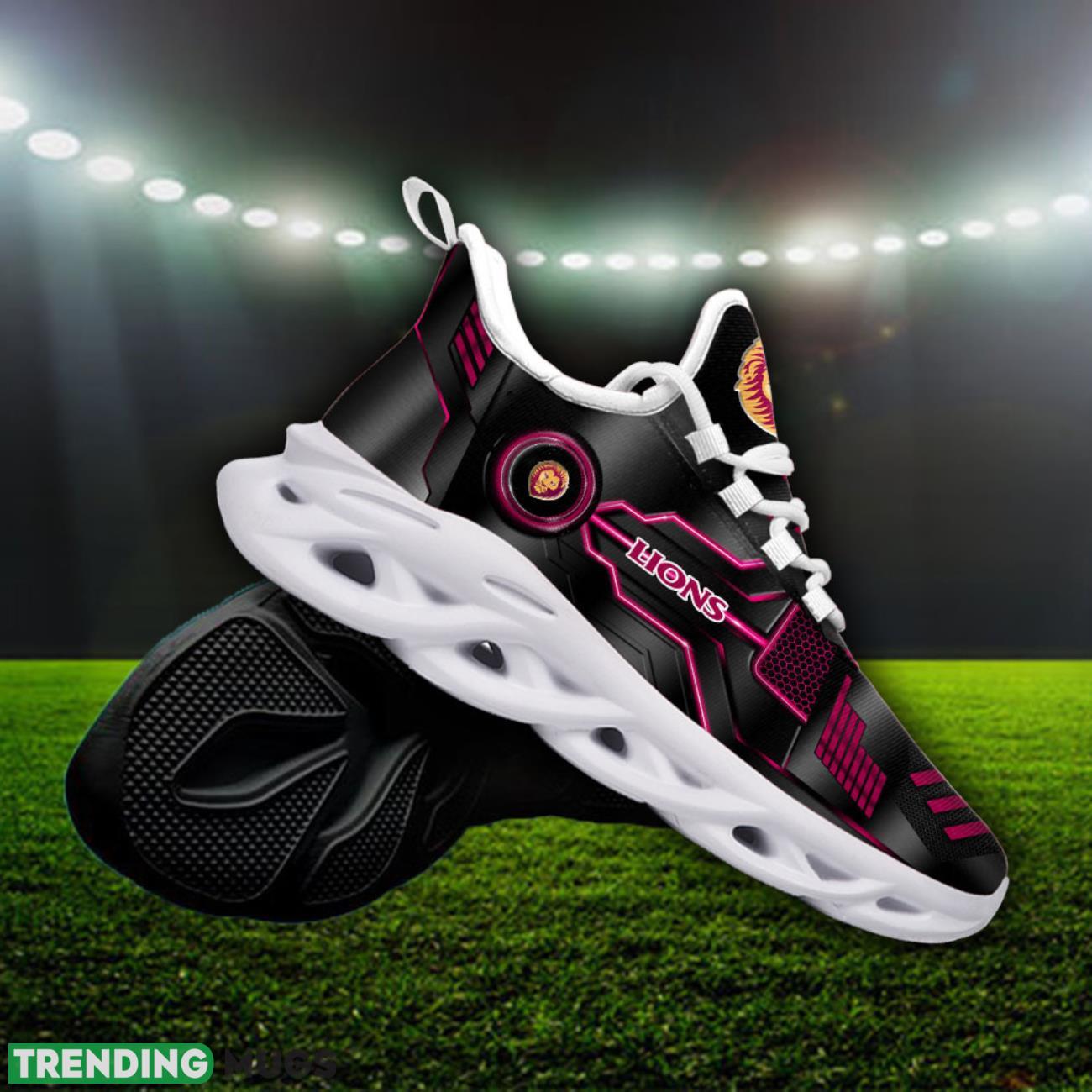 Brisbane Lions AFL Custom Name Trending Shoes Men Women Max Soul Shoes Sneakers Max Soul Brisbane Lions AFL Custom Name Trending Shoes Men Women Max Soul Shoes Sneakers Max Soul
