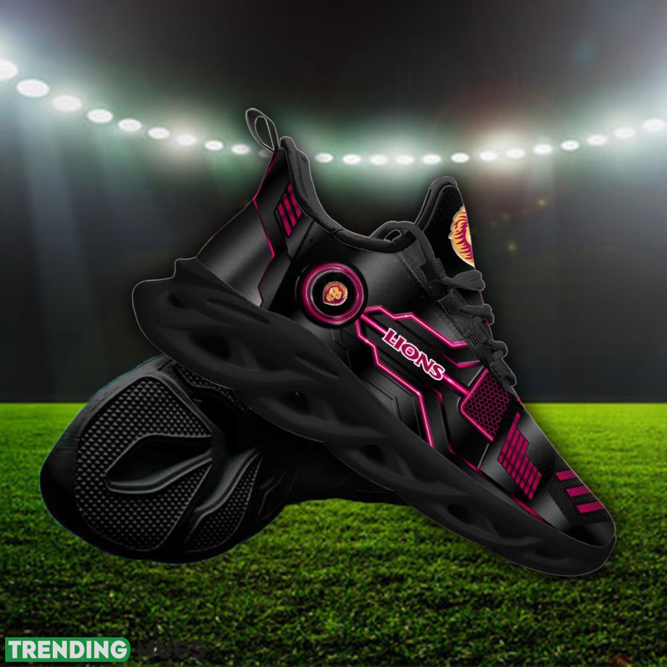 Brisbane Lions AFL Custom Name Trending Shoes Men Women Max Soul Shoes Sneakers Max Soul Brisbane Lions AFL Custom Name Trending Shoes Men Women Max Soul Shoes Sneakers Max Soul