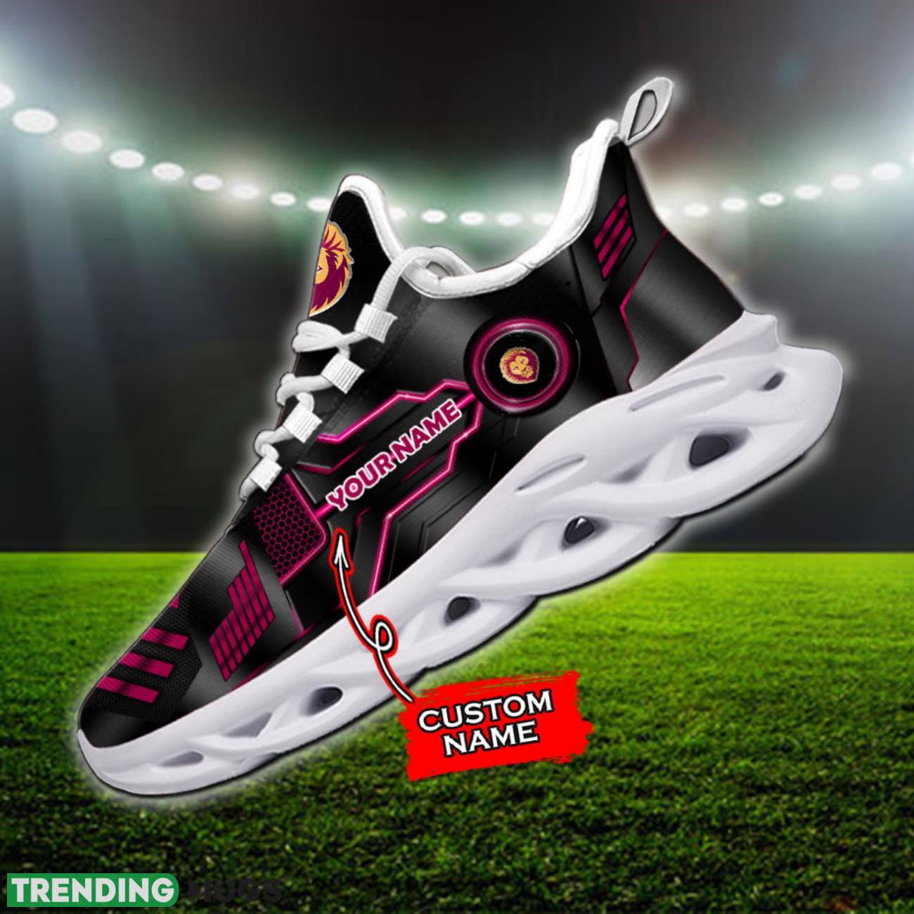 Brisbane Lions AFL Custom Name Trending Shoes Men Women Max Soul Shoes Sneakers Product Photo 1 Brisbane Lions AFL Custom Name Trending Shoes Men Women Max Soul Shoes Sneakers Product Photo 1