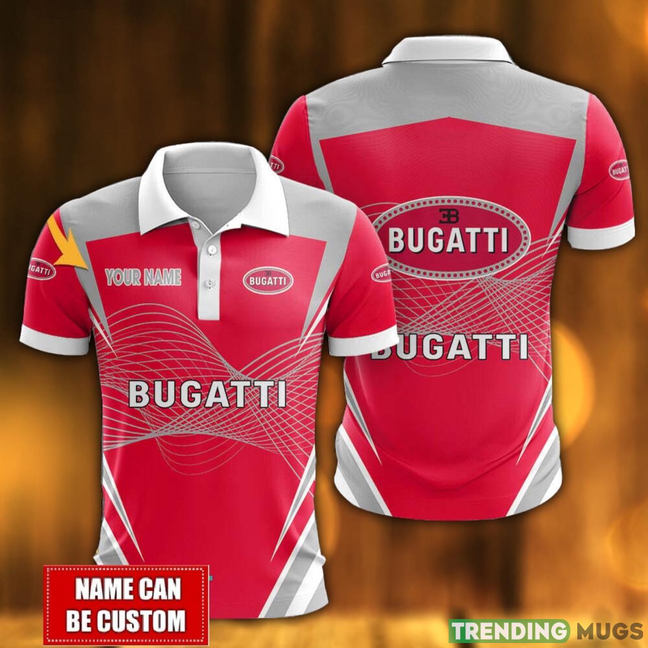 Bugati 3D Polo Shirt For Car Lover Gift Personalized Name Product Photo 1 Bugati 3D Polo Shirt For Car Lover Gift Personalized Name Product Photo 1