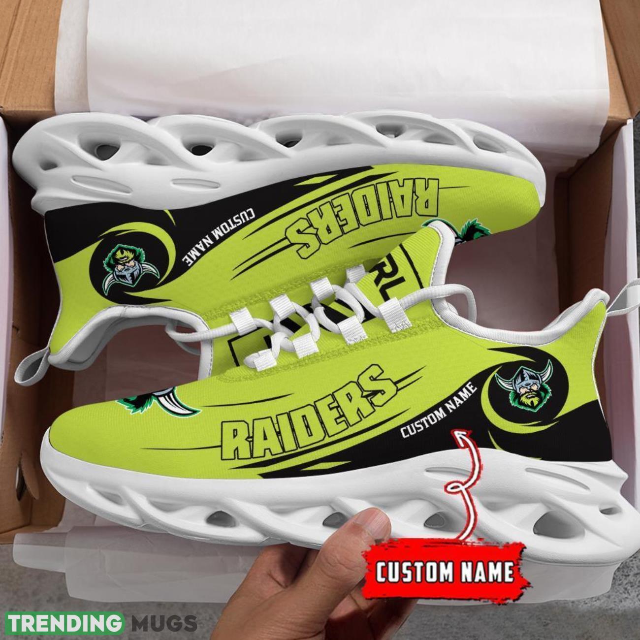Canberra Raiders NRL Max Soul Shoes Sneakers Sport Gift For Fans Running Shoes Custom Name Max Soul Canberra Raiders NRL Max Soul Shoes Sneakers Sport Gift For Fans Running Shoes Custom Name Max Soul
