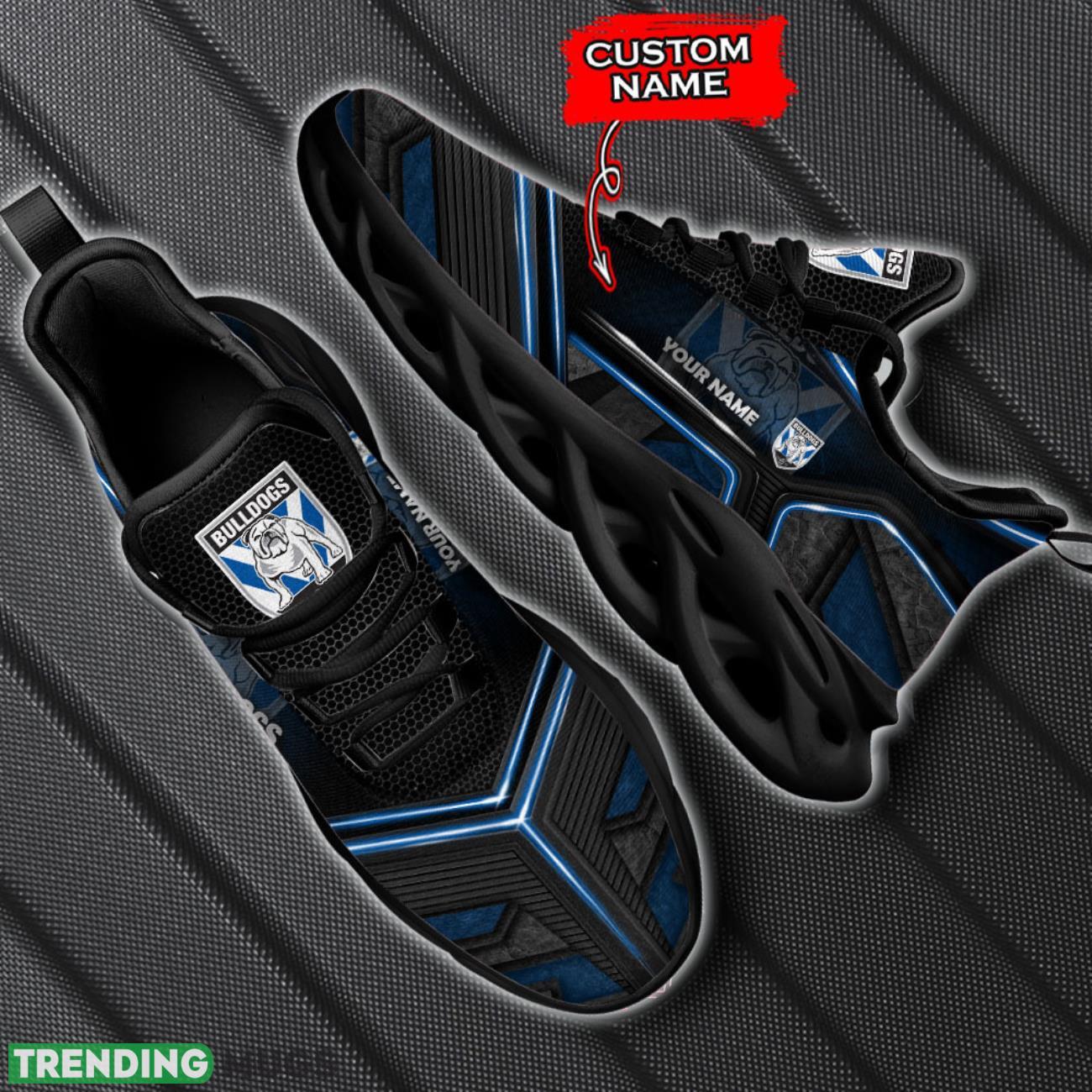 Canterbury Bankstown Bulldogs NRL Max Soul Shoes Sneakers Personalized Name Gift For Team Max Soul Canterbury Bankstown Bulldogs NRL Max Soul Shoes Sneakers Personalized Name Gift For Team Max Soul