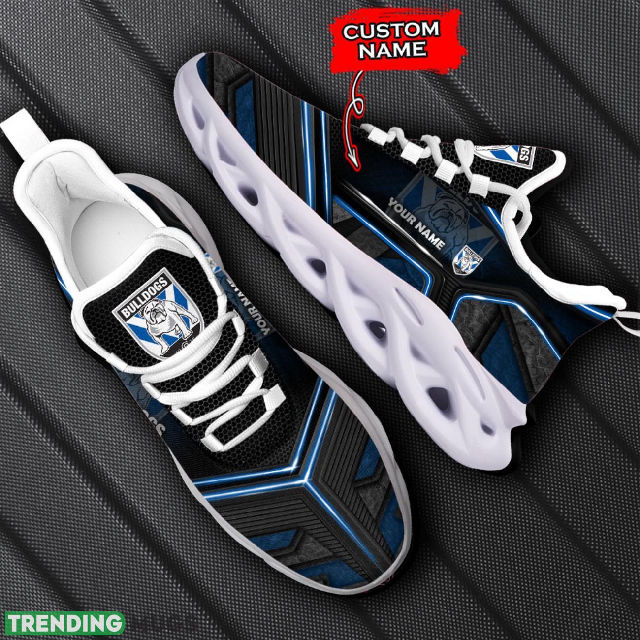 Canterbury Bankstown Bulldogs NRL Max Soul Shoes Sneakers Personalized Name Gift For Team Max Soul Canterbury Bankstown Bulldogs NRL Max Soul Shoes Sneakers Personalized Name Gift For Team Max Soul
