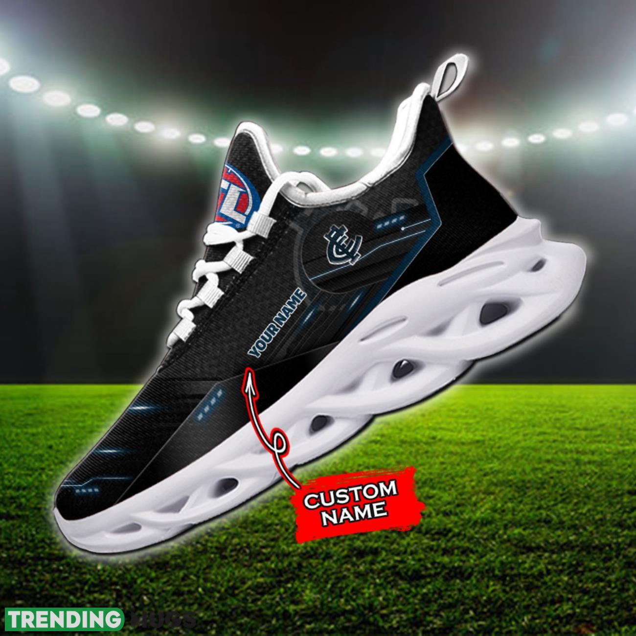 Carlton Blues AFL Max Soul Shoes 3D Printed Running Sneakers Custom Name Product Photo 1 Carlton Blues AFL Max Soul Shoes 3D Printed Running Sneakers Custom Name Product Photo 1