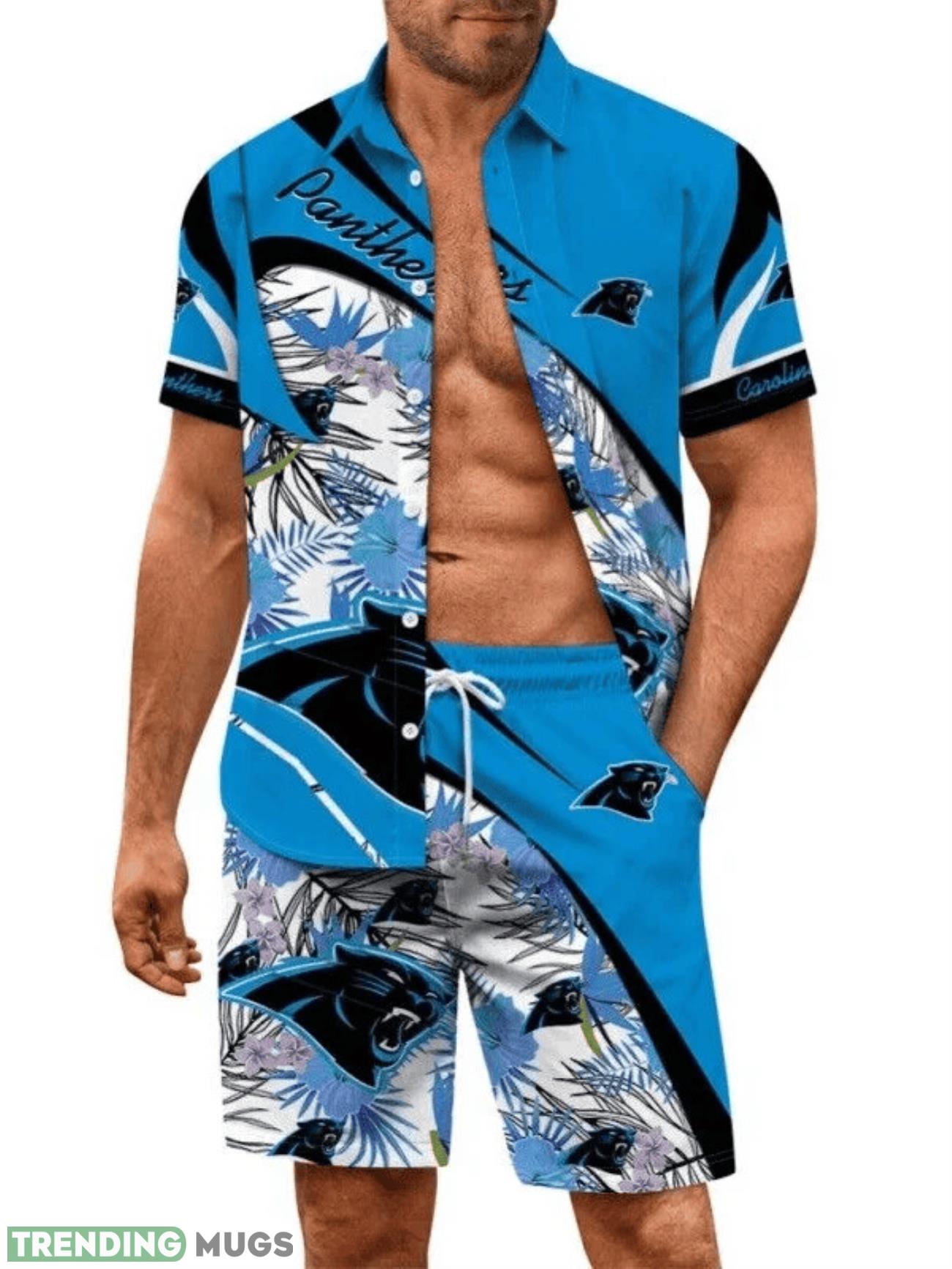 Carolina Panthers Summer Hawaiian Shirt And Shorts Tropical Style For Men And Women Hawaiian & Short Carolina Panthers Summer Hawaiian Shirt And Shorts Tropical Style For Men And Women Hawaiian & Short
