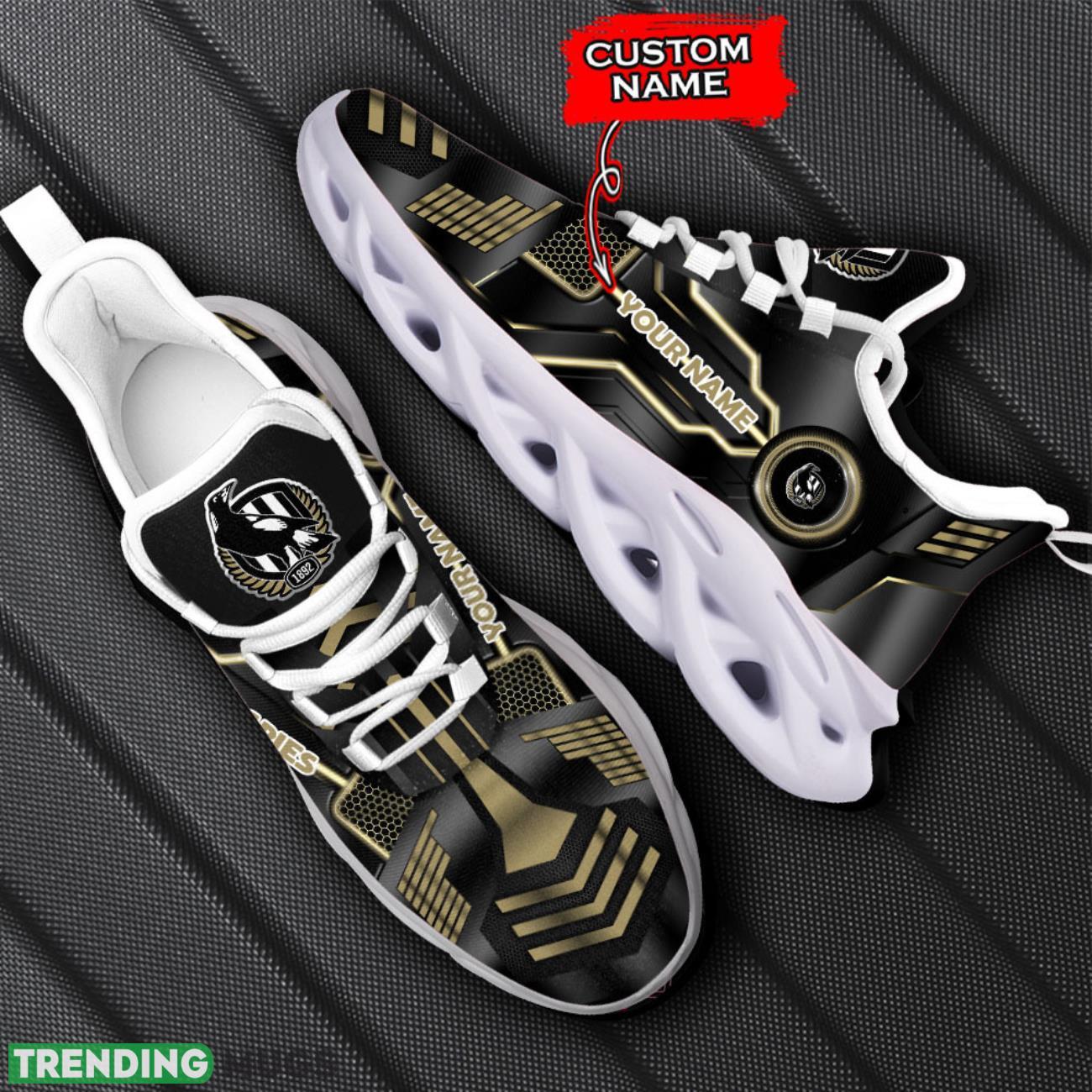 Collingwood Magpies AFL Custom Name Trending Shoes Men Women Max Soul Shoes Sneakers Max Soul Collingwood Magpies AFL Custom Name Trending Shoes Men Women Max Soul Shoes Sneakers Max Soul