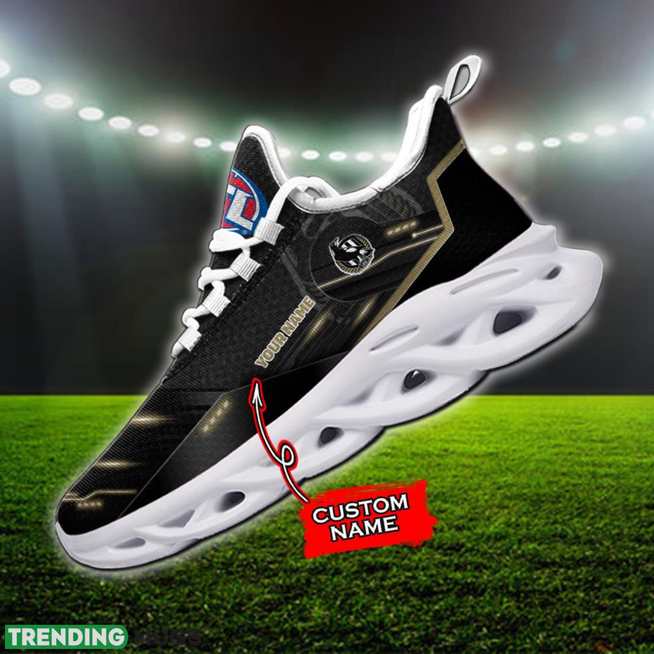 Collingwood Magpies AFL Max Soul Shoes 3D Printed Running Sneakers Custom Name Product Photo 1 Collingwood Magpies AFL Max Soul Shoes 3D Printed Running Sneakers Custom Name Product Photo 1