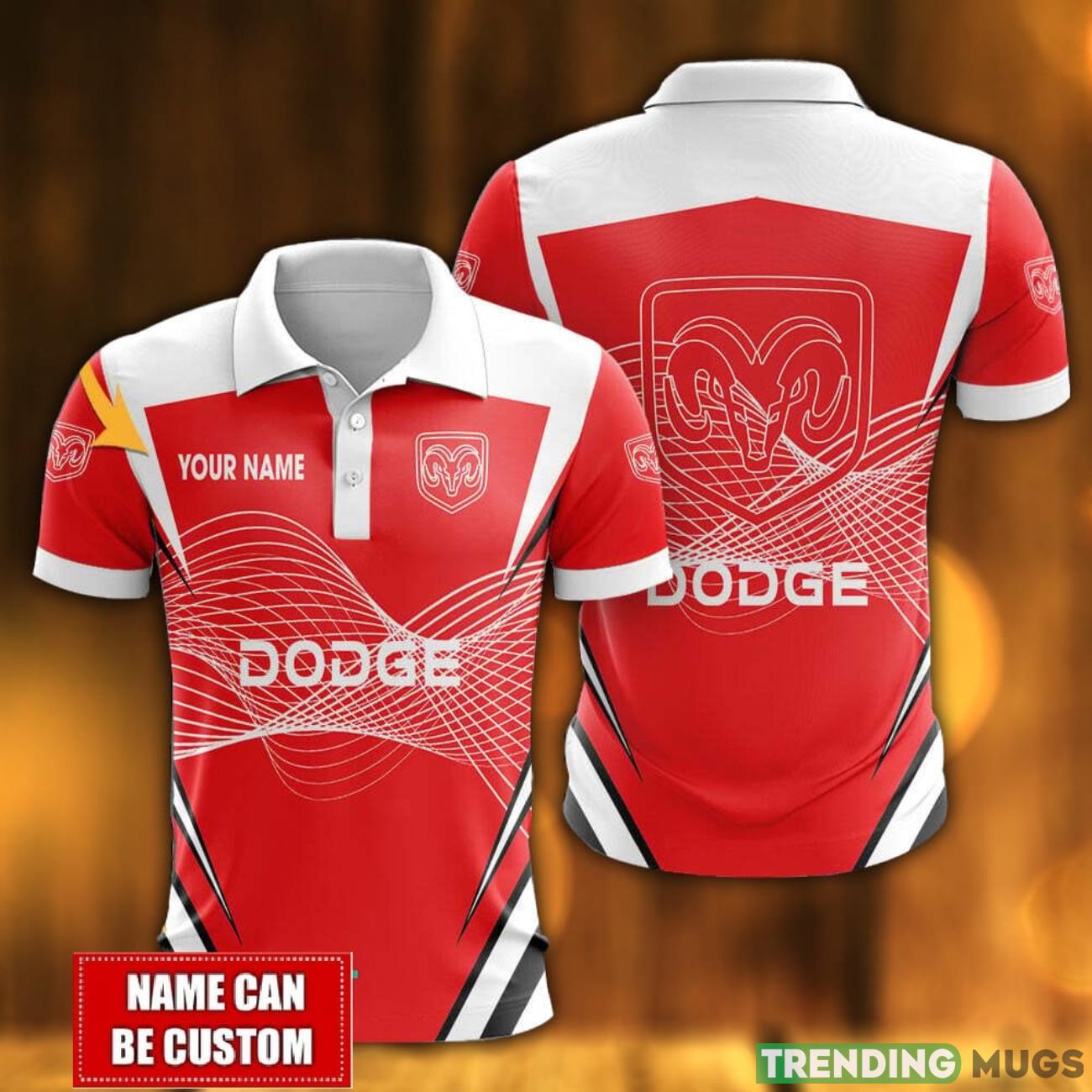 Dodge 3D Polo Shirt For Car Lover Gift Personalized Name Product Photo 1 Dodge 3D Polo Shirt For Car Lover Gift Personalized Name Product Photo 1