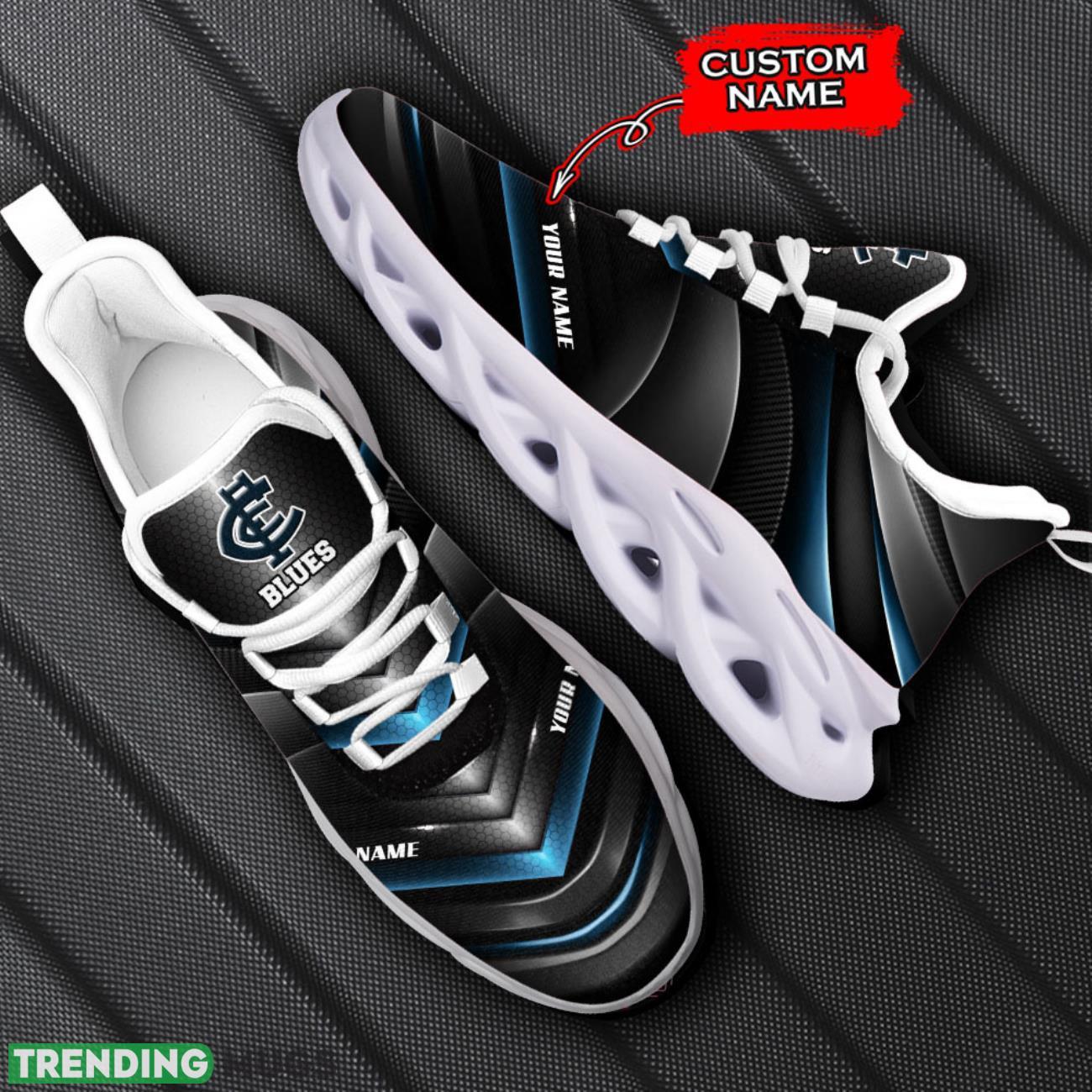 For Fans Carlton Blues AFL Max Soul Shoes Running Sneakers Men And Women Gift Custom Name Max Soul For Fans Carlton Blues AFL Max Soul Shoes Running Sneakers Men And Women Gift Custom Name Max Soul
