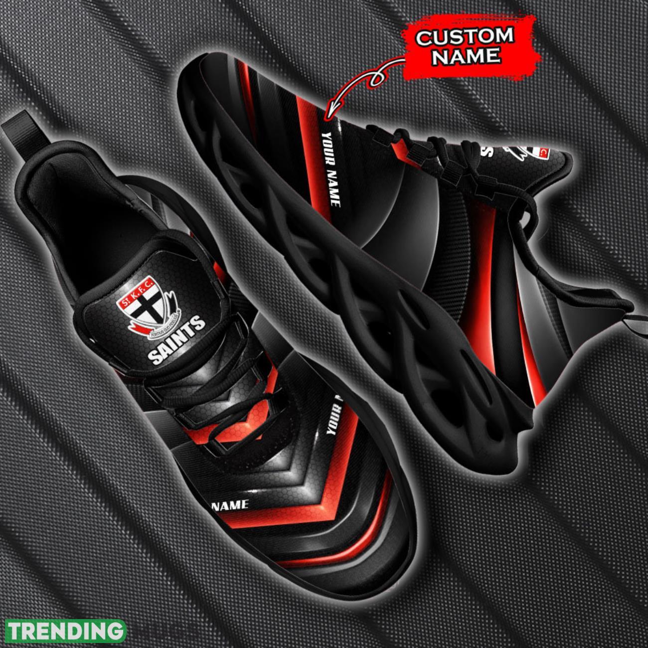 For Fans St Kilda Saints AFL Max Soul Shoes Running Sneakers Men And Women Gift Custom Name Max Soul For Fans St Kilda Saints AFL Max Soul Shoes Running Sneakers Men And Women Gift Custom Name Max Soul