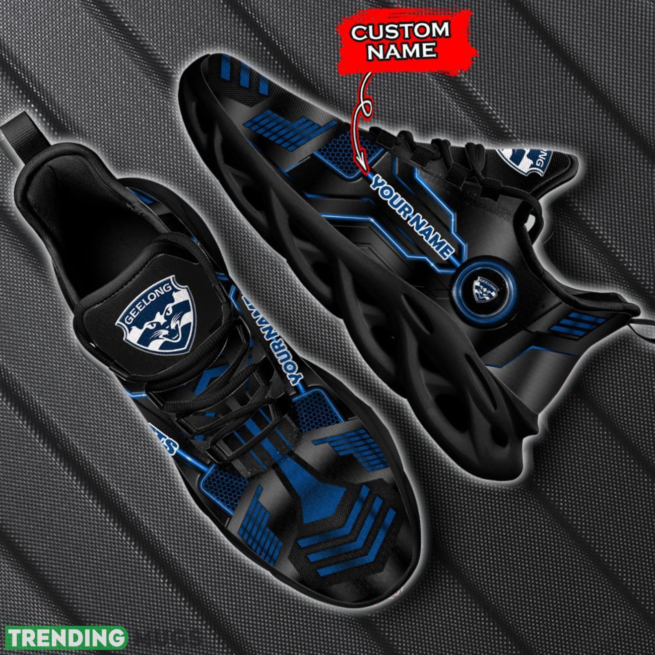 Geelong Cats AFL Custom Name Trending Shoes Men Women Max Soul Shoes Sneakers Max Soul Geelong Cats AFL Custom Name Trending Shoes Men Women Max Soul Shoes Sneakers Max Soul