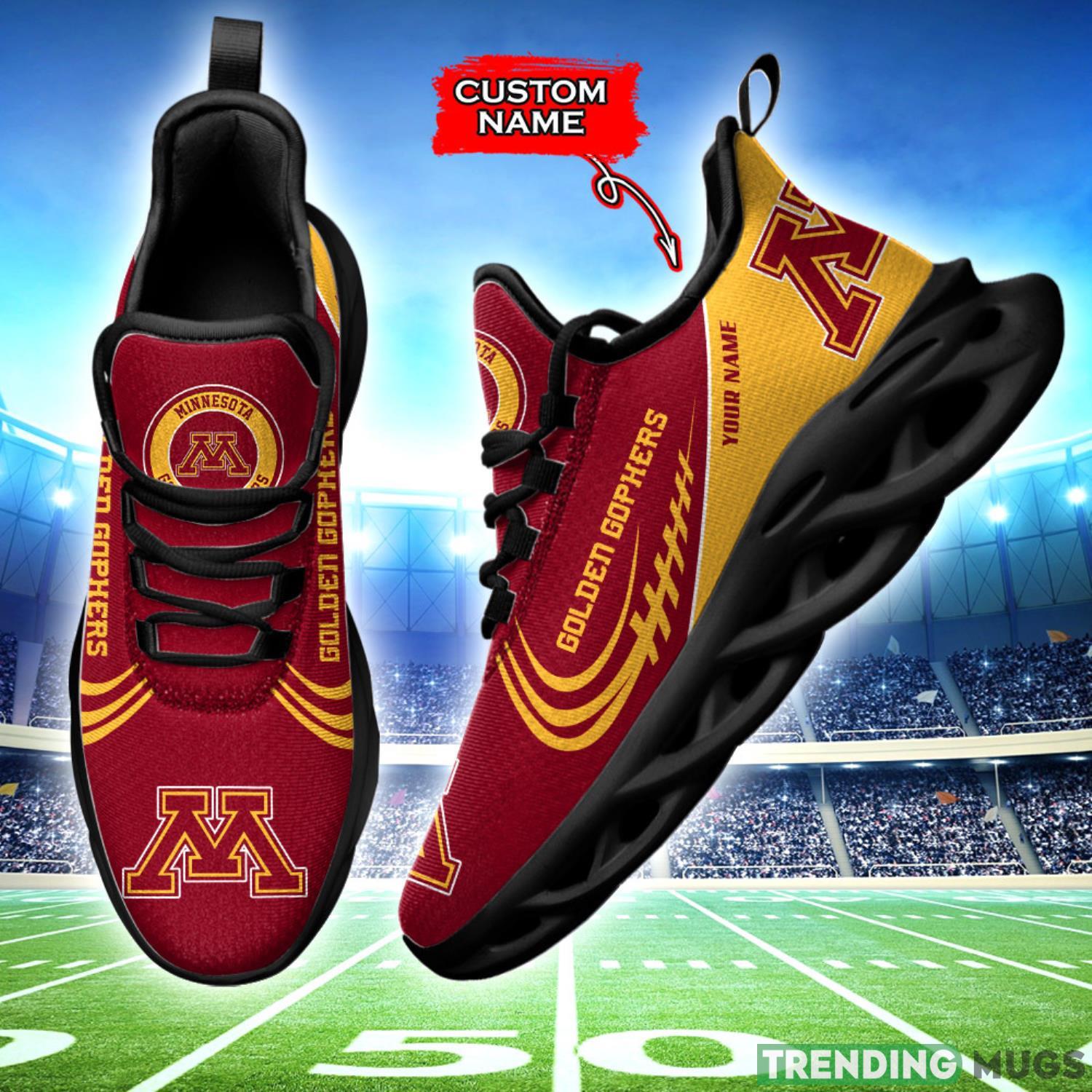 Running Sneakers Minnesota Golden Gophers NCAA Max Soul Shoes Clunky Sneakers Custom Name Gift Max Soul Running Sneakers Minnesota Golden Gophers NCAA Max Soul Shoes Clunky Sneakers Custom Name Gift Max Soul