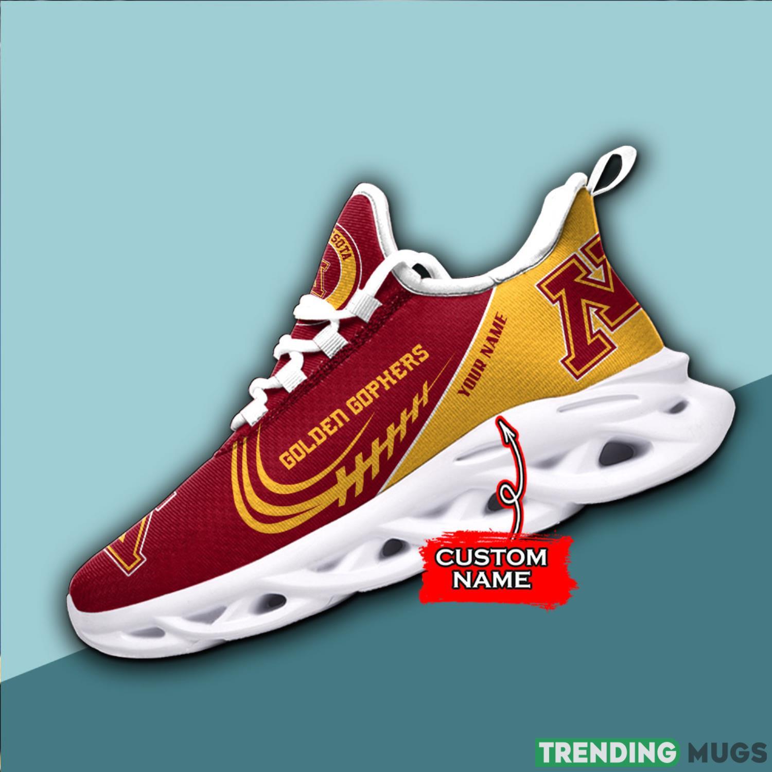 Running Sneakers Minnesota Golden Gophers NCAA Max Soul Shoes Clunky Sneakers Custom Name Gift Max Soul Running Sneakers Minnesota Golden Gophers NCAA Max Soul Shoes Clunky Sneakers Custom Name Gift Max Soul