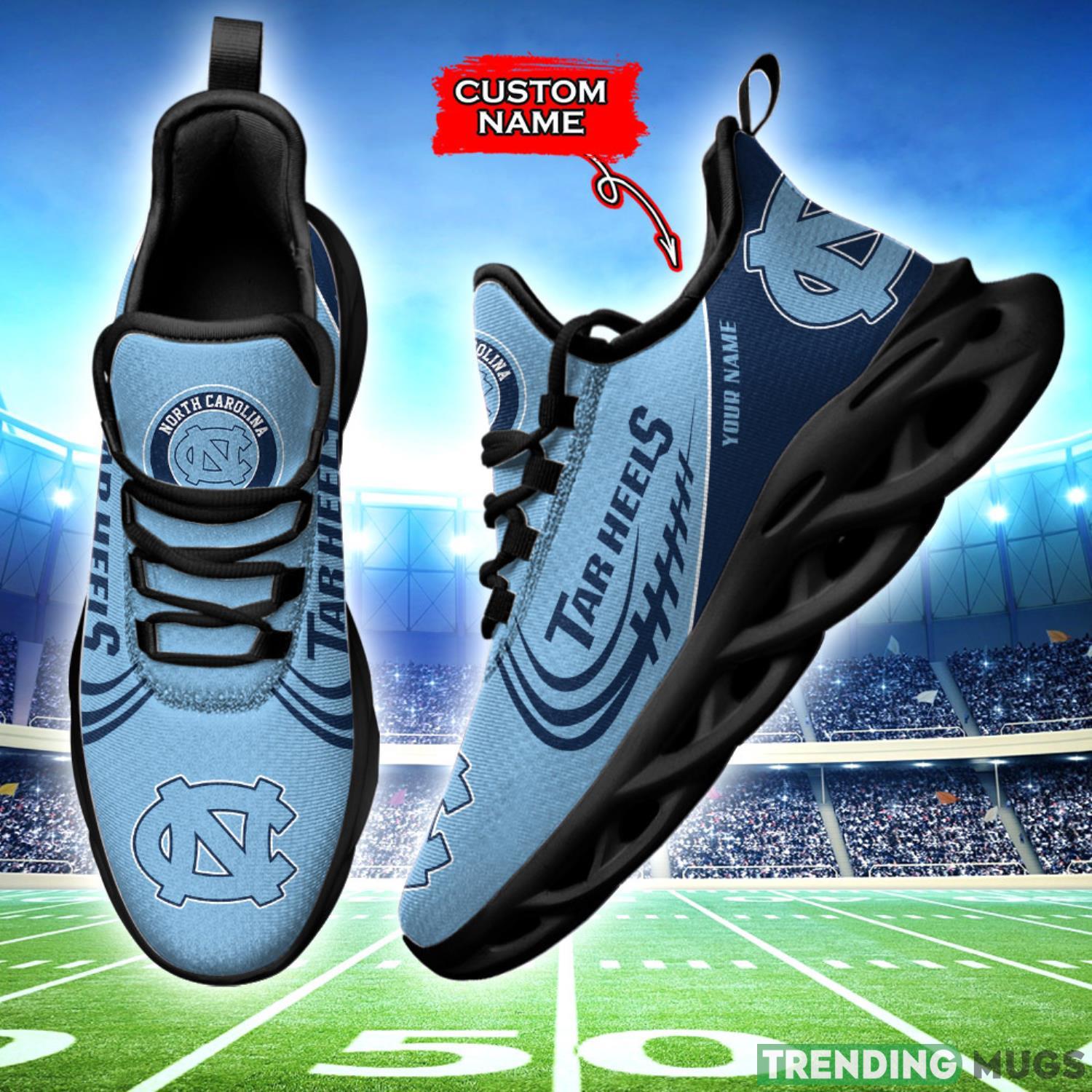 Running Sneakers North Carolina Tar Heels NCAA Max Soul Shoes Clunky Sneakers Custom Name Gift Max Soul Running Sneakers North Carolina Tar Heels NCAA Max Soul Shoes Clunky Sneakers Custom Name Gift Max Soul